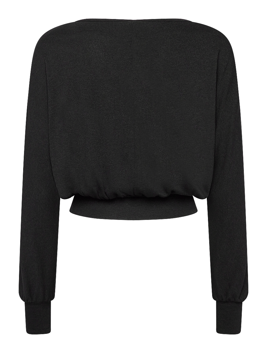 Gina Tricot - Boatneck top - sweatshirts - black (9000) - 2