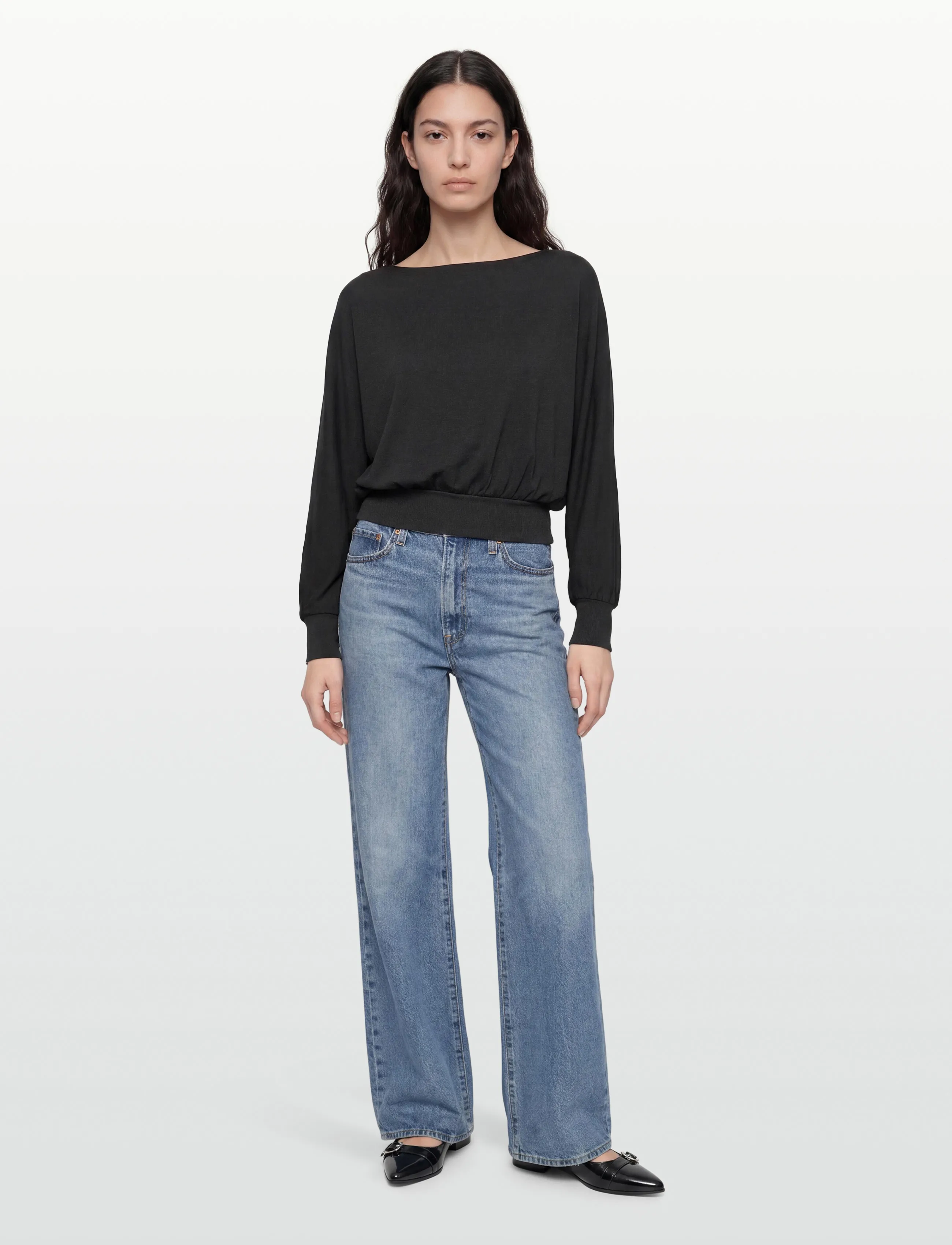 Gina Tricot - Boatneck top - mode trends - black (9000) - 0