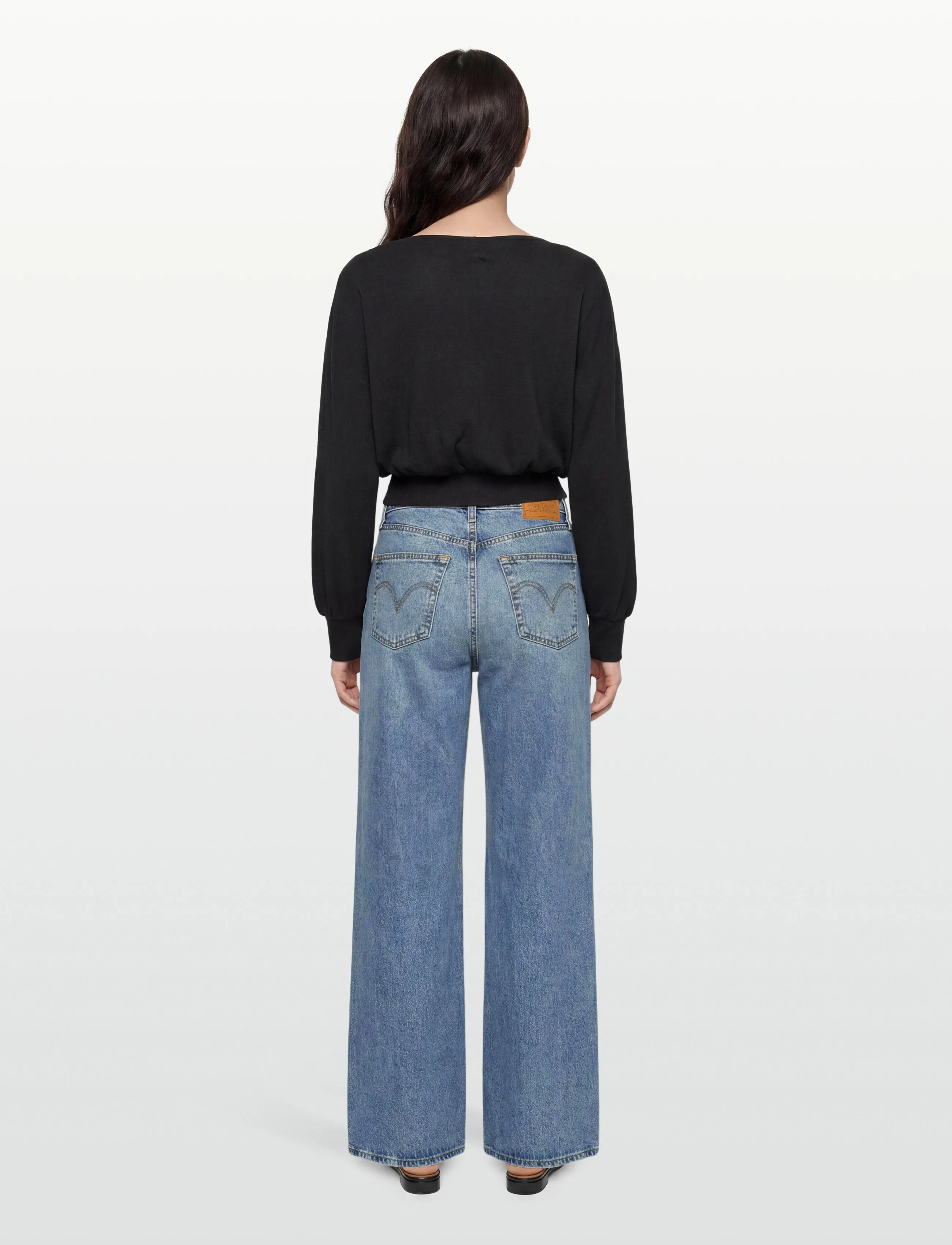 Gina Tricot - Boatneck top - mode trends - black (9000) - 4
