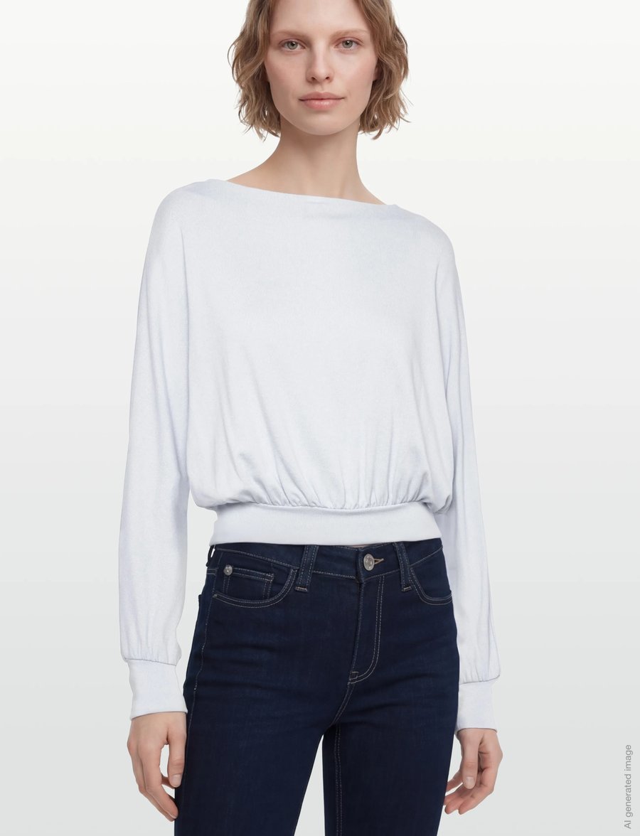 Gina Tricot - Boatneck top - sweatshirts - heather (8422) - 3