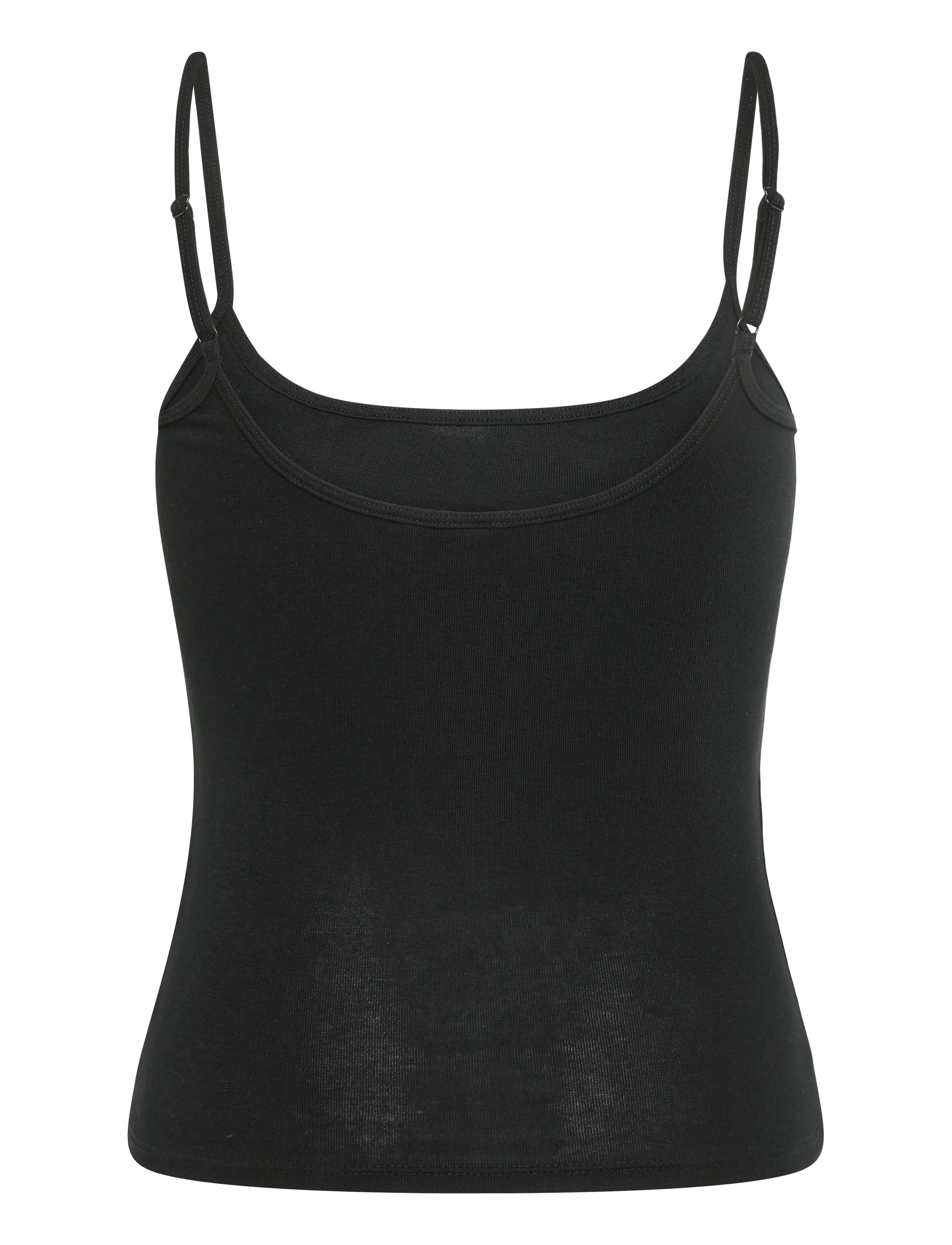 Gina Tricot - Perfect strap singlet - sleeveless tops - black (9000) - 1