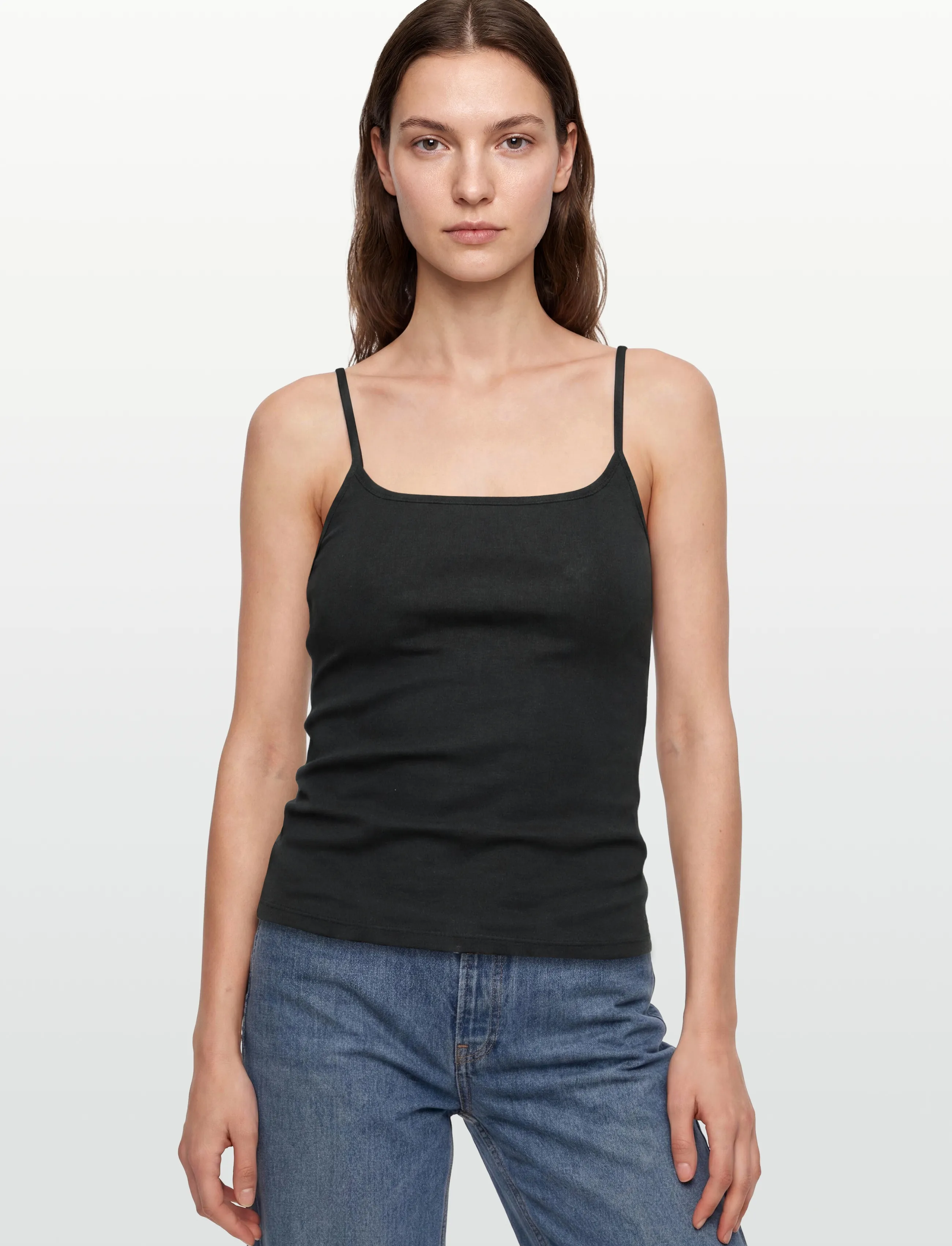 Gina Tricot - Perfect strap singlet - sleeveless tops - black (9000) - 3