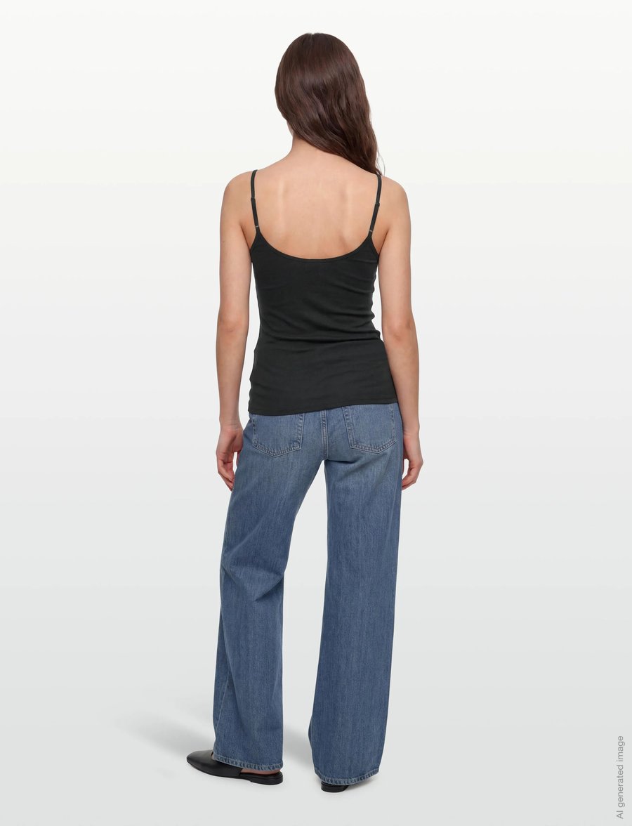 Gina Tricot - Perfect strap singlet - sleeveless tops - black (9000) - 4