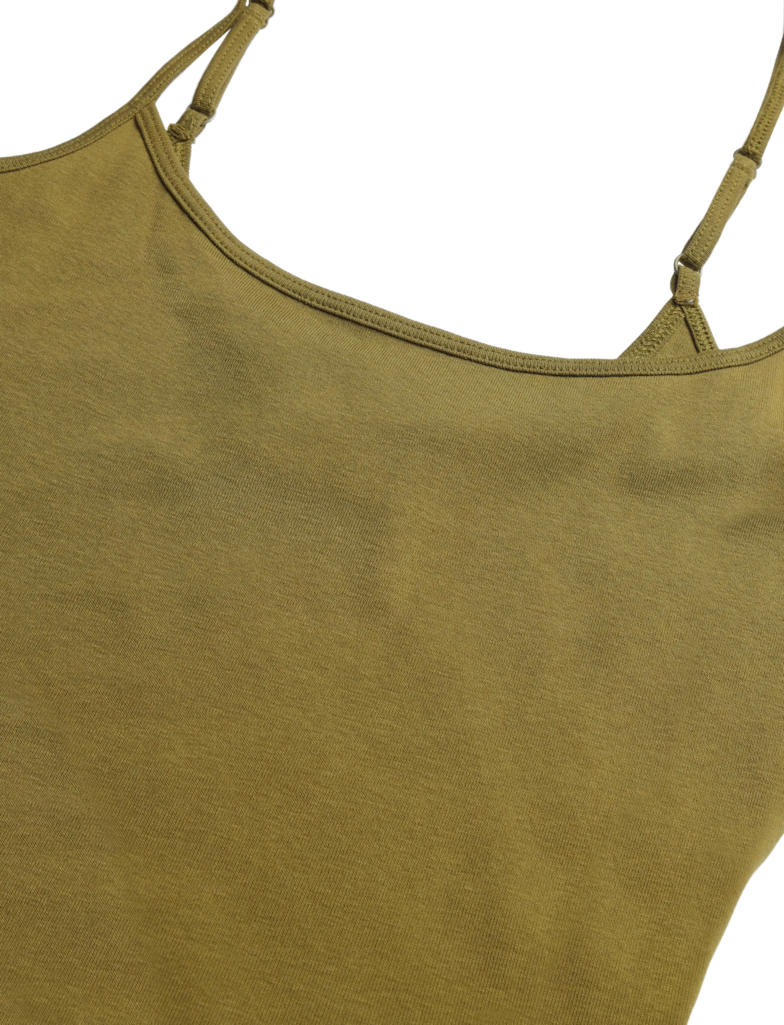 Gina Tricot - Perfect strap singlet - sleeveless tops - fir green - 5