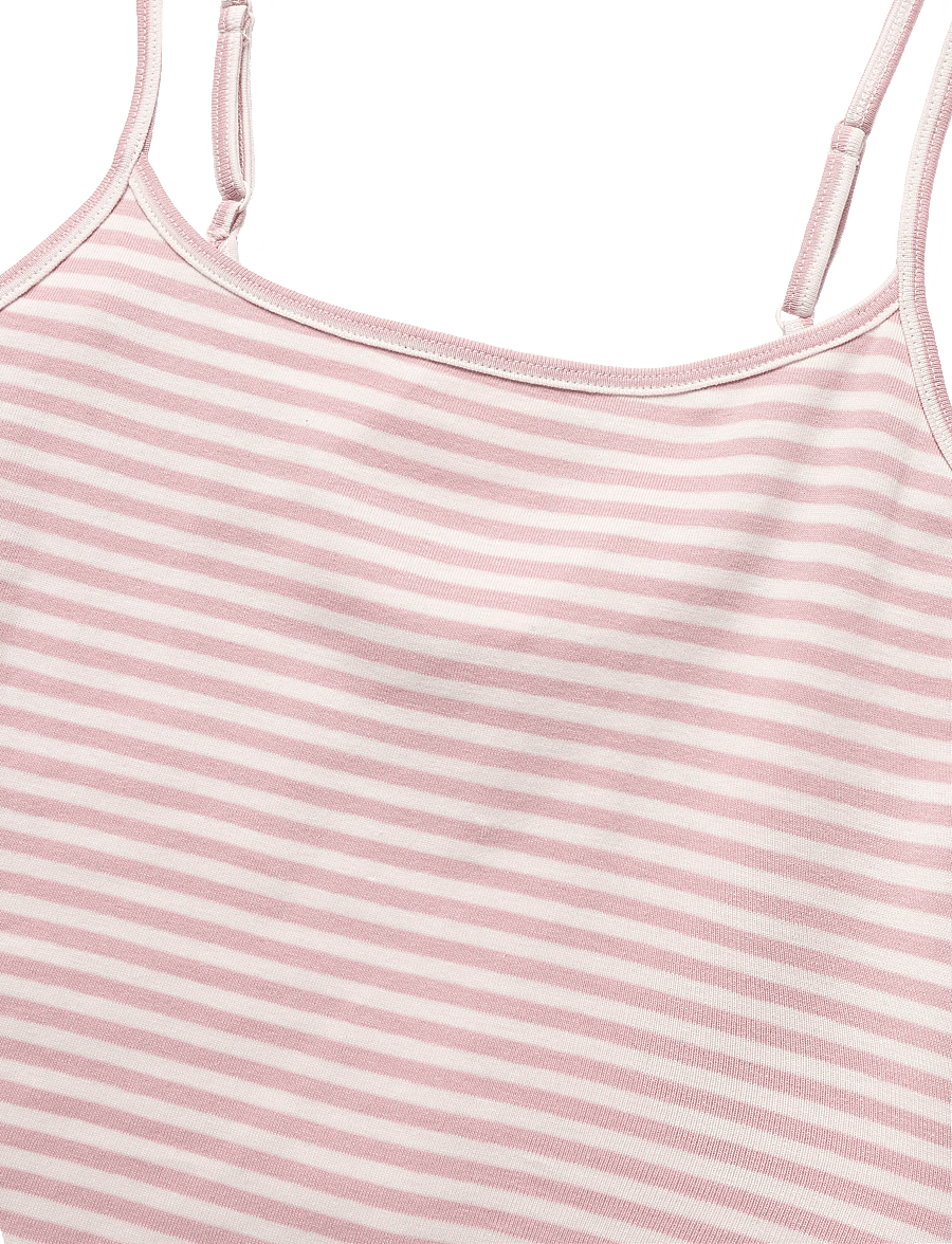 Gina Tricot - Perfect strap singlet - Ärmellose tops - pink stripe - 5