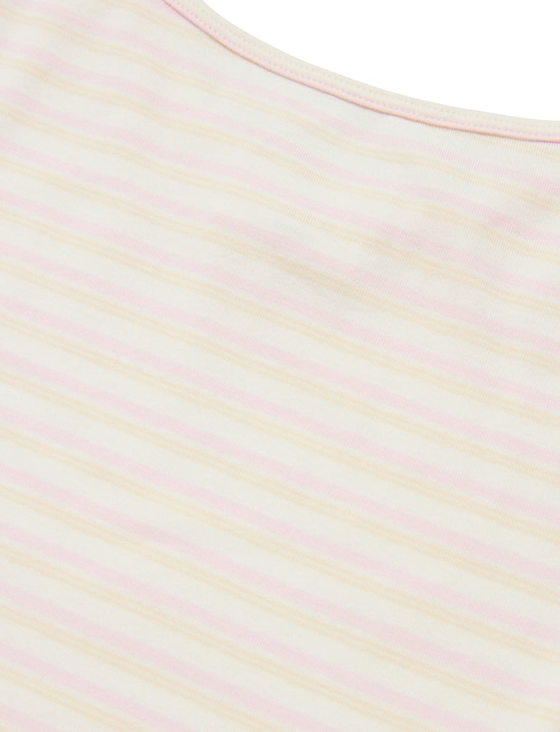 Gina Tricot - Perfect strap singlet - pink/yellow stripe - 2