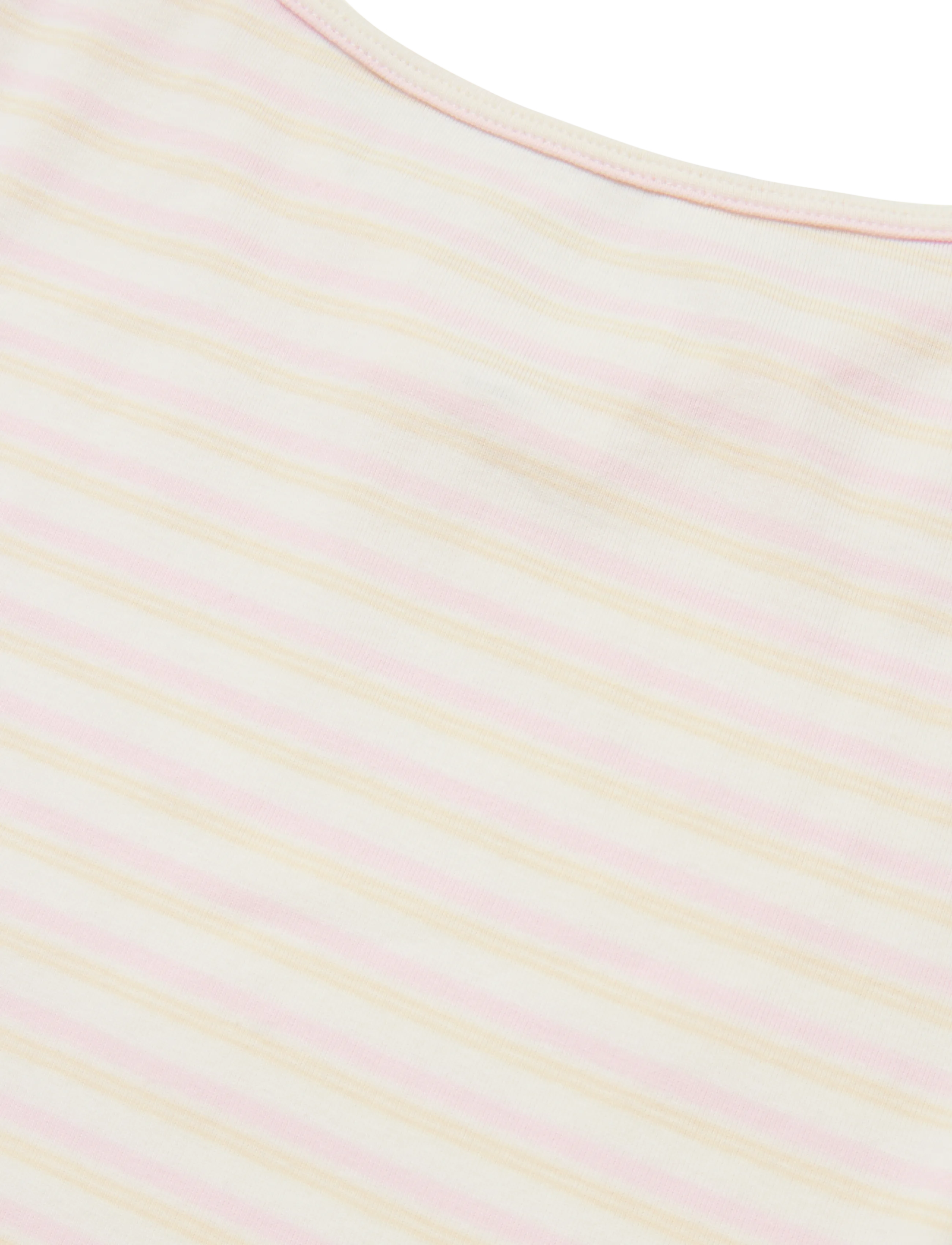 Gina Tricot - Perfect strap singlet - pink/yellow stripe - 3
