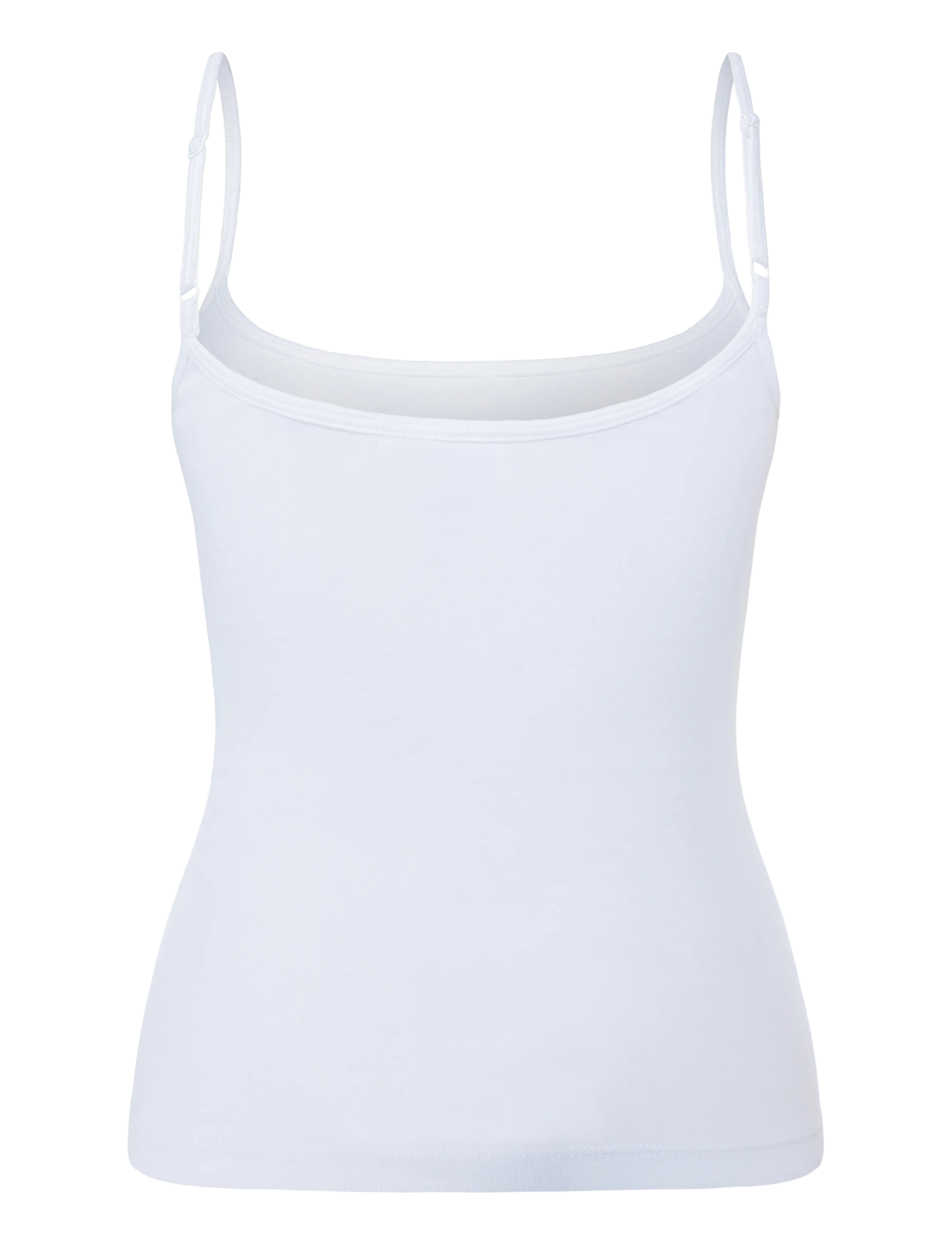 Gina Tricot - Perfect strap singlet - tanktops - white (1000) - 1