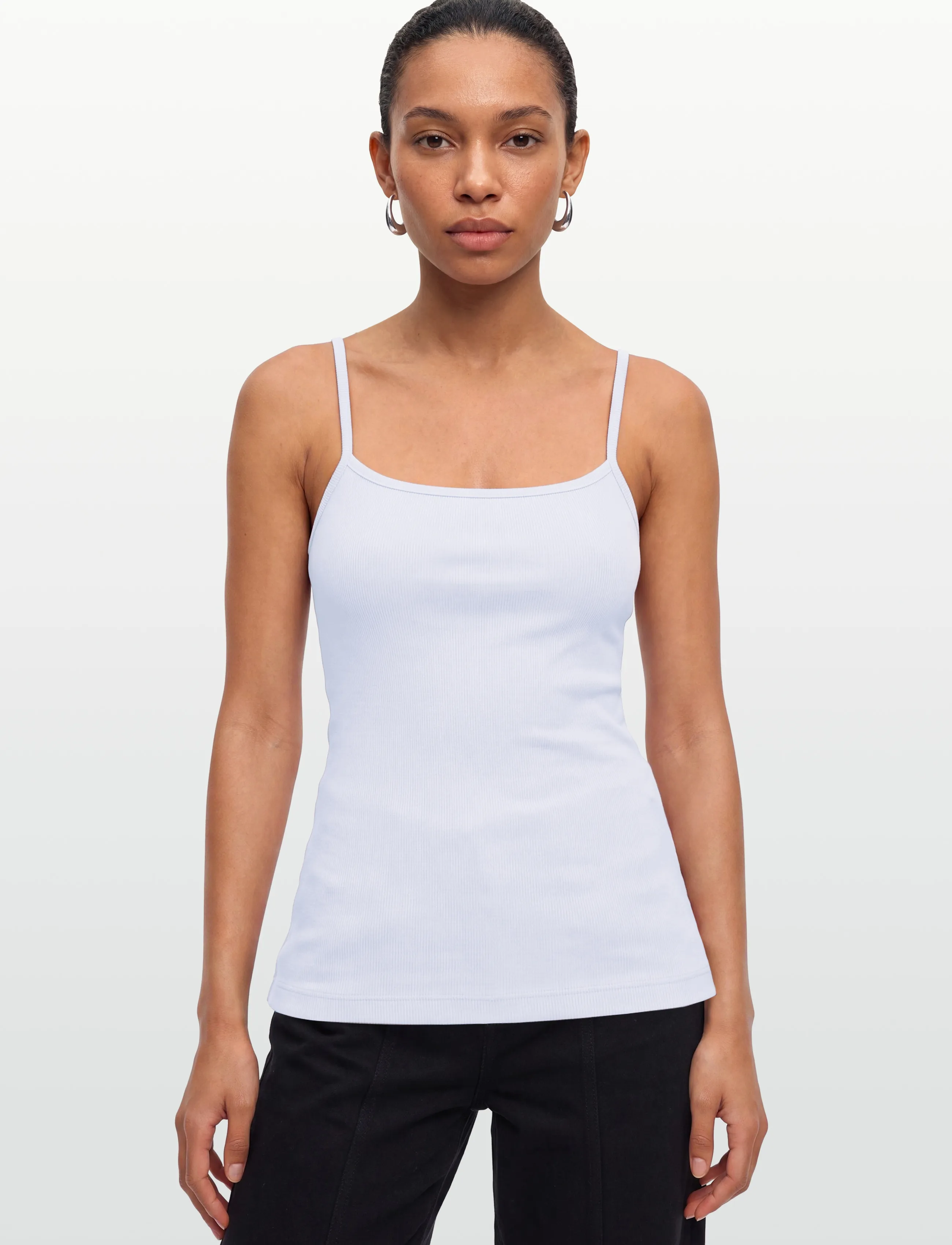 Gina Tricot - Perfect strap singlet - ermeløse topper - white (1000) - 3