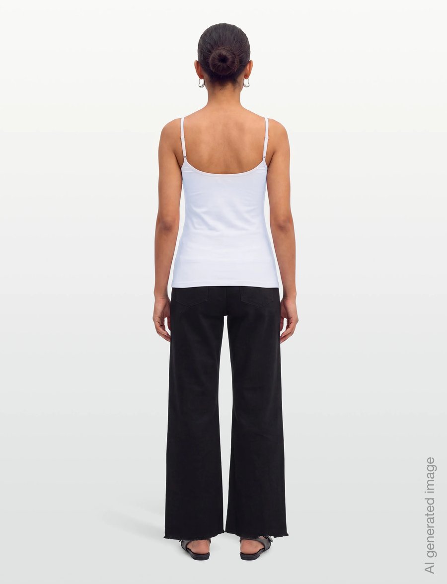 Gina Tricot - Perfect strap singlet - ermeløse topper - white (1000) - 4