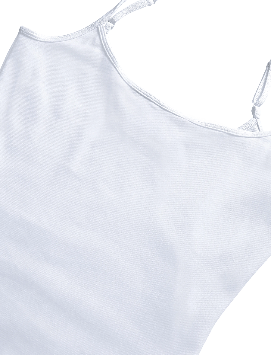 Gina Tricot - Perfect strap singlet - tanktops - white (1000) - 2