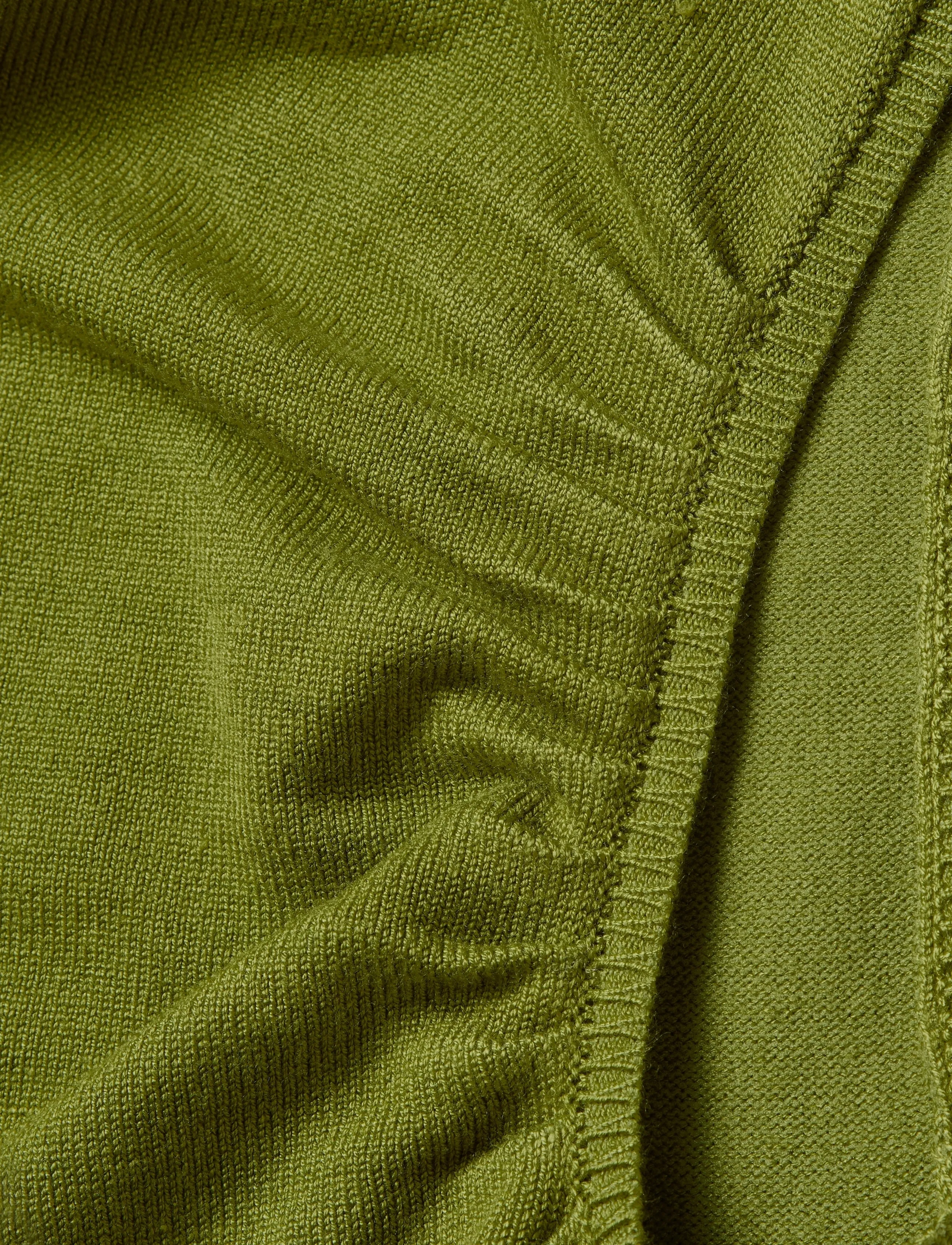Gina Tricot - Asymmetric knitted top - guacamole - 2