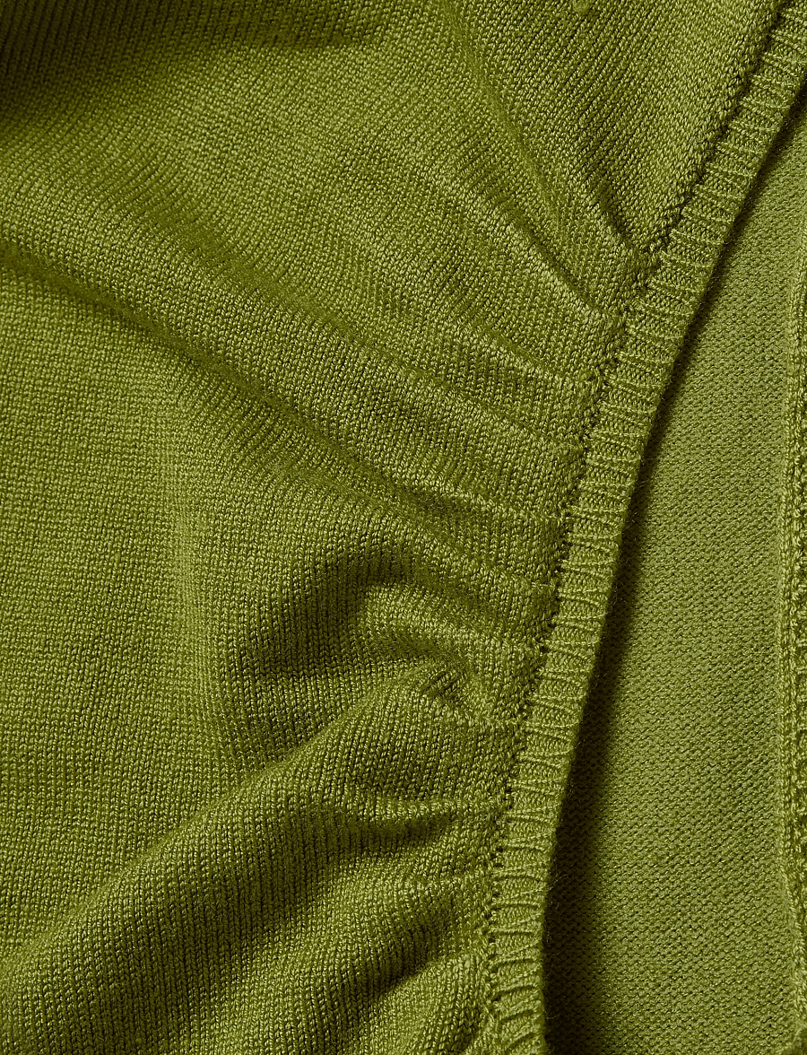 Gina Tricot - Asymmetric knitted top - guacamole - 2