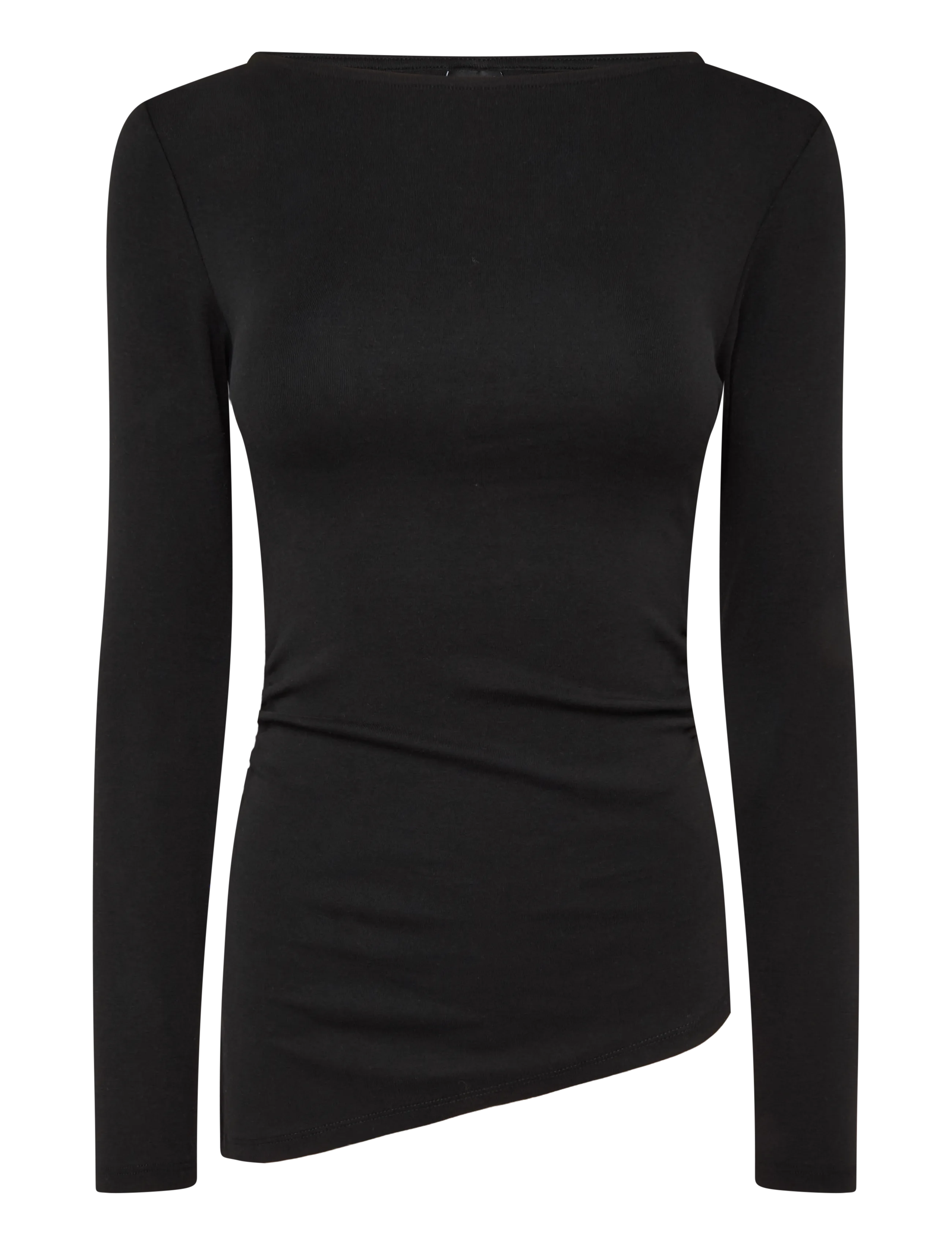 Gina Tricot Asymmetric top - Kläder - BLACK (9000) / black