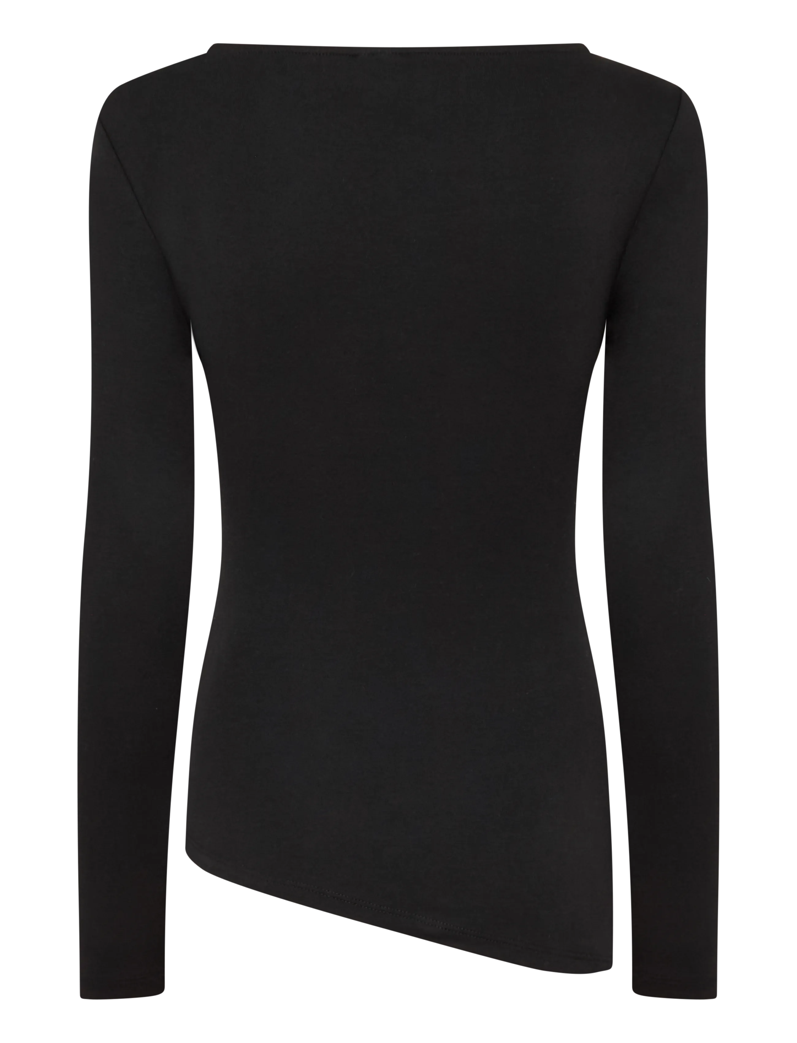 Gina Tricot - Asymmetric top - striktrøjer - black (9000) - 1
