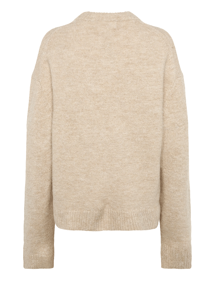 Gina Tricot - Crew neck knitted sweater - kampsunid - fudge (3066) - 1