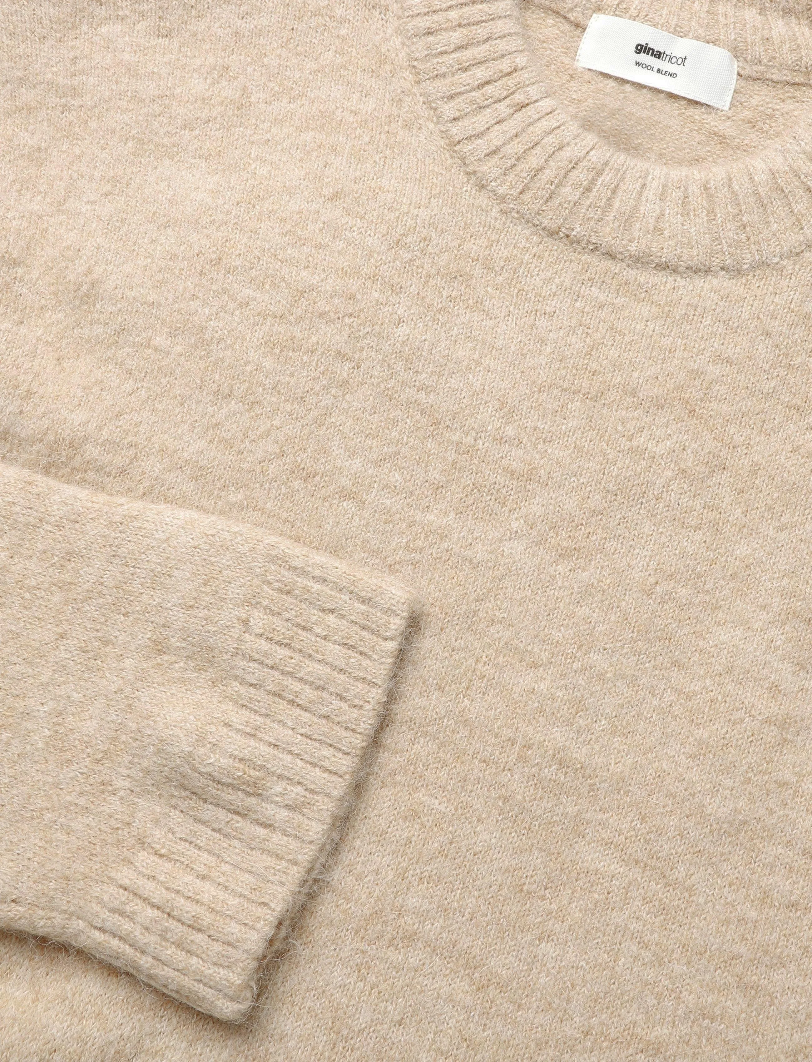 Gina Tricot - Crew neck knitted sweater - kampsunid - fudge (3066) - 2