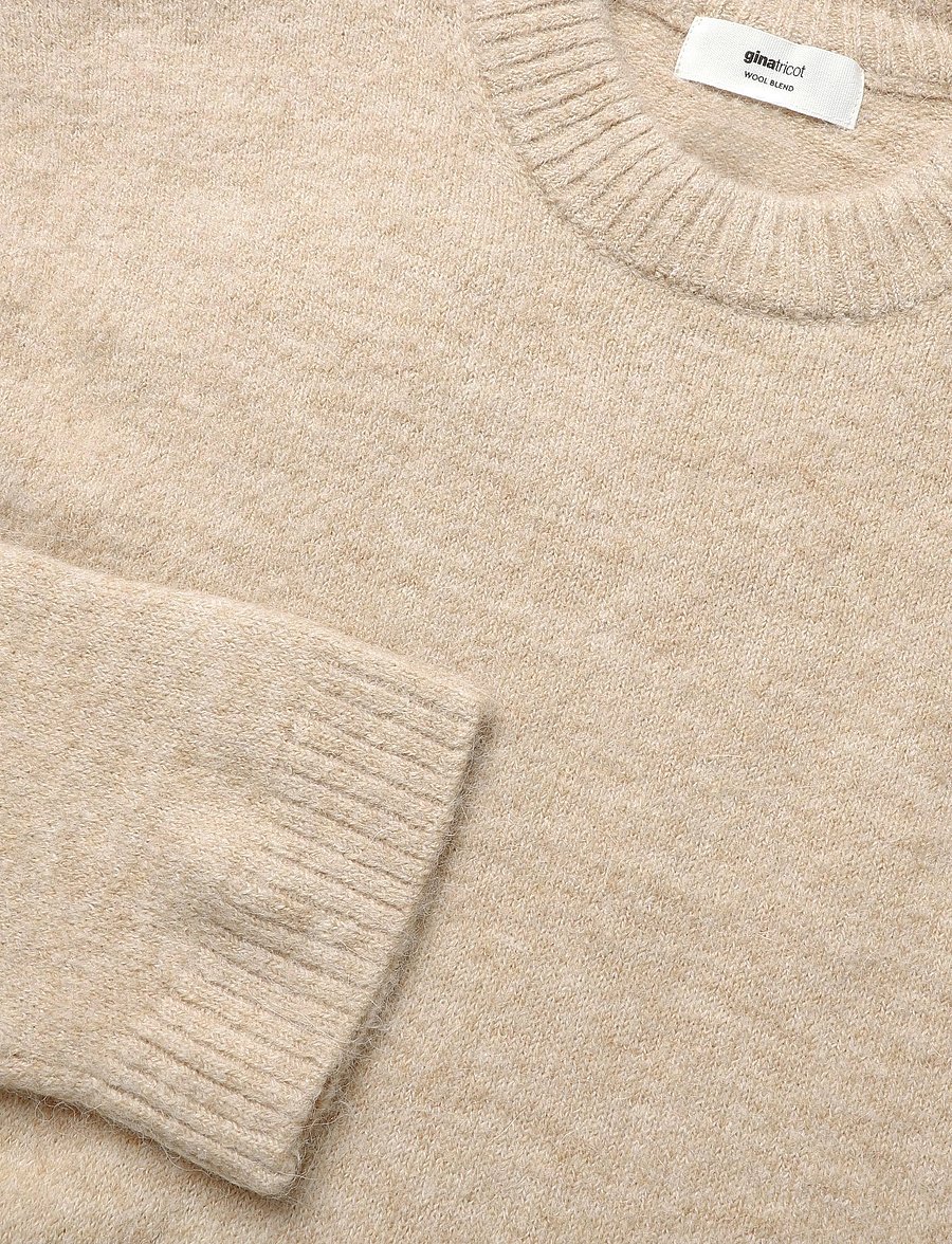 Gina Tricot - Crew neck knitted sweater - kampsunid - fudge (3066) - 2
