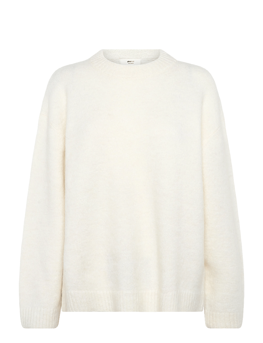 Gina Tricot - Crew neck knitted sweater - pullover - gardenia (1496) - 0