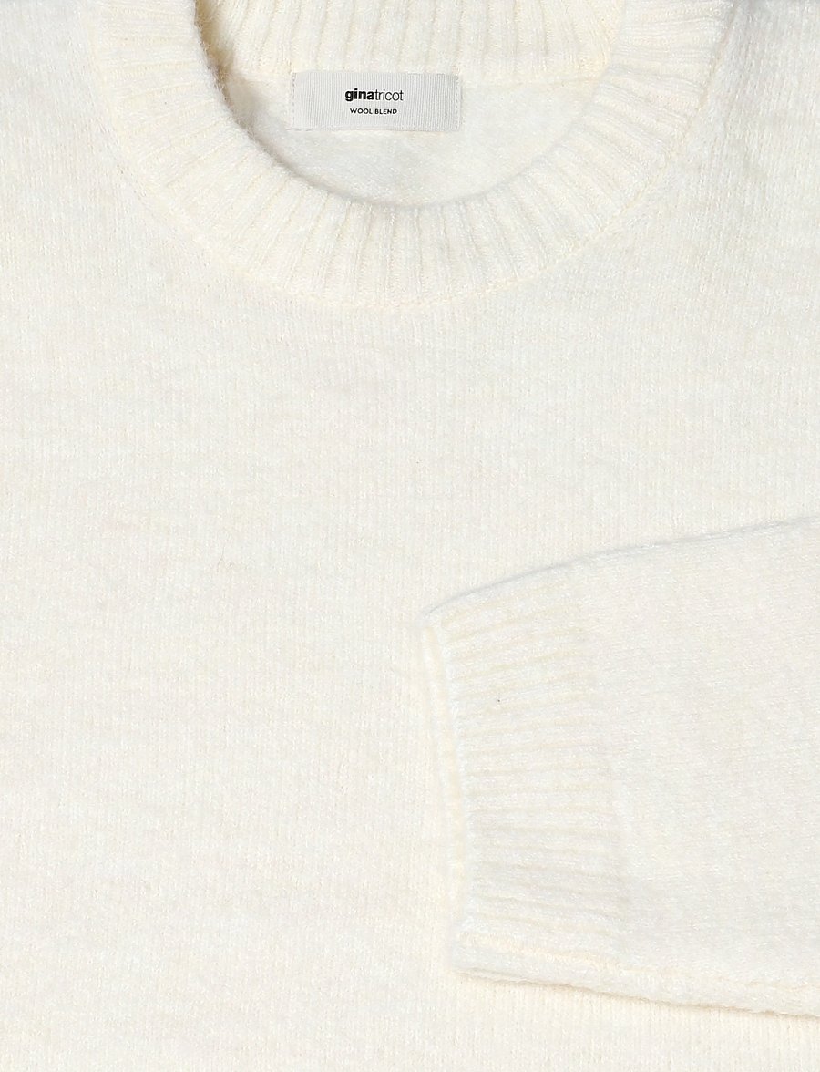 Gina Tricot - Crew neck knitted sweater - pullover - gardenia (1496) - 2