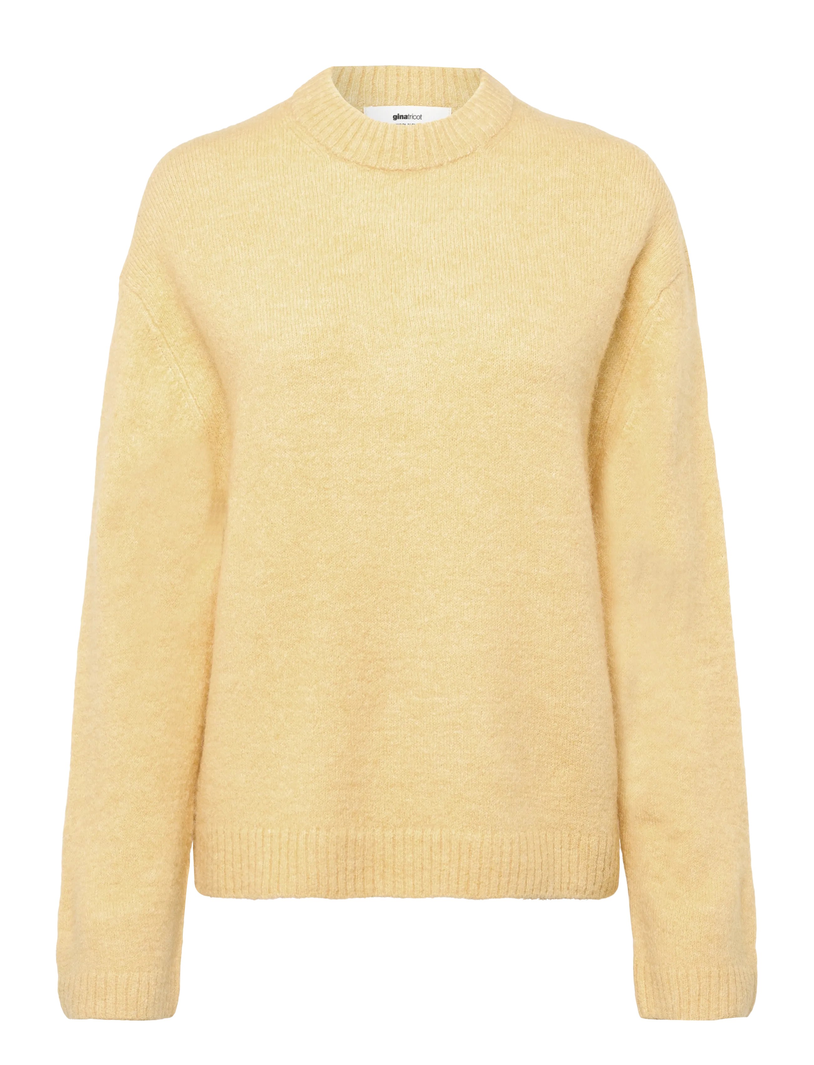 Gina Tricot Crew neck knitted sweater - Jumpers - SAHARA SUN (2015) / yellow