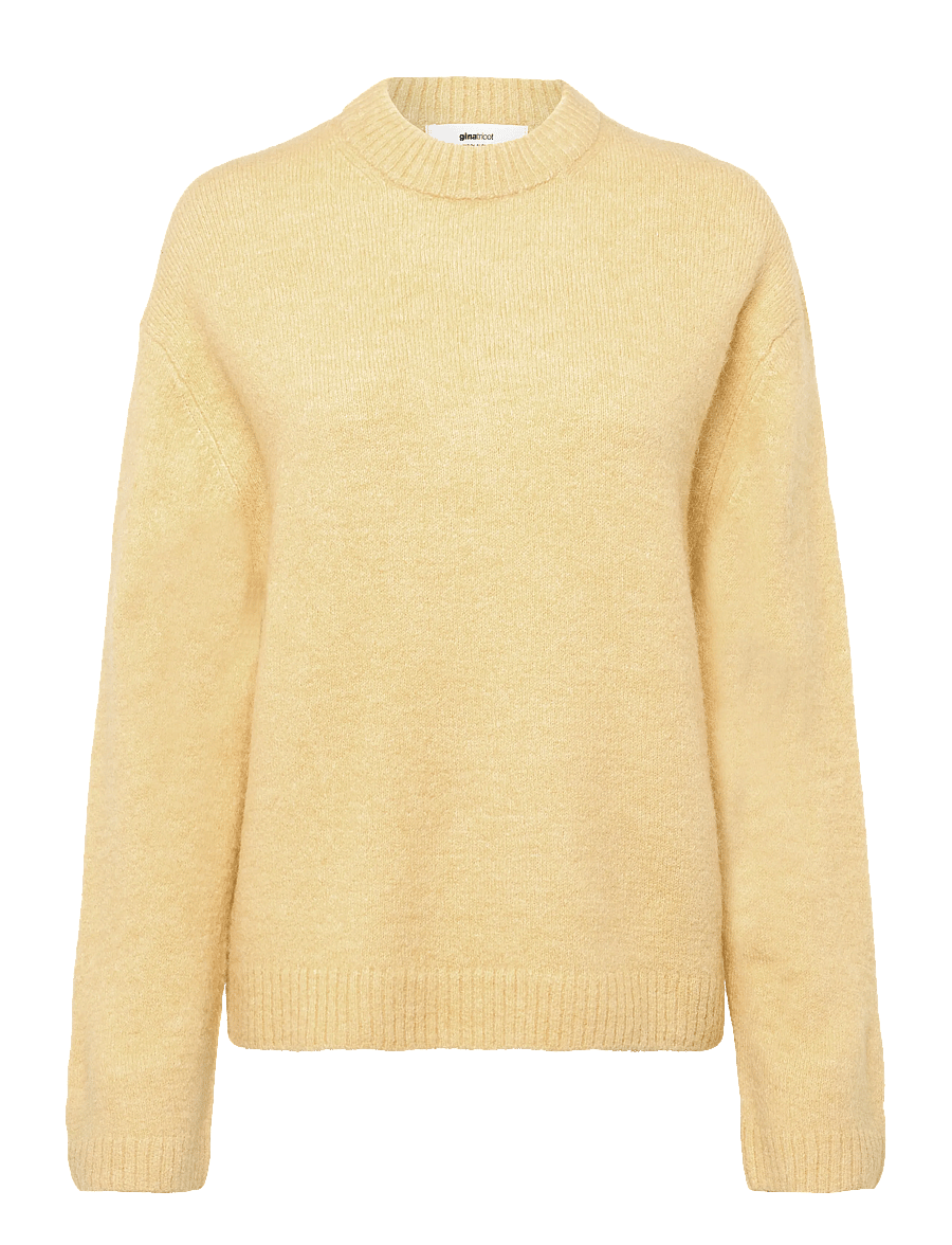 Gina Tricot - Crew neck knitted sweater - jumpers - sahara sun (2015) - 1