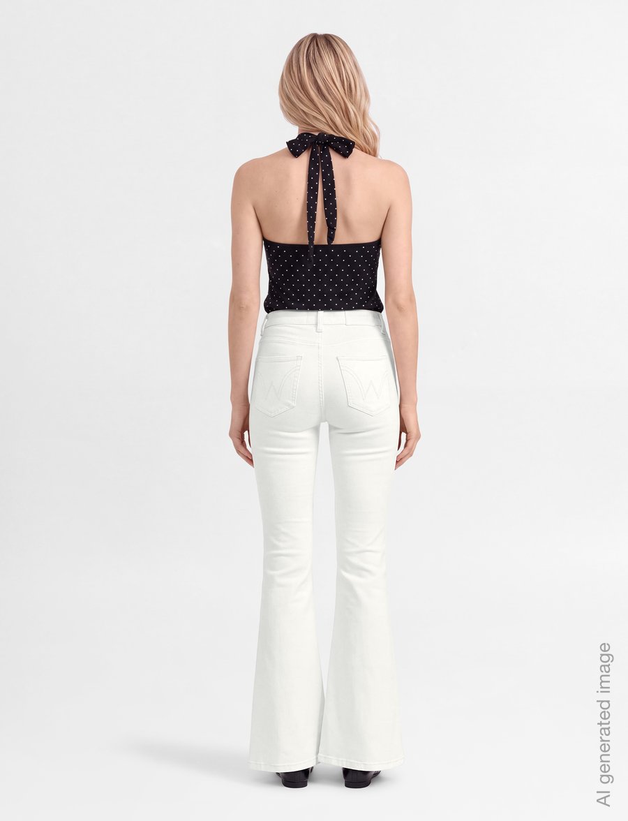 Gina Tricot - Ultra flare jeans - flared jeans - offwhite - 4
