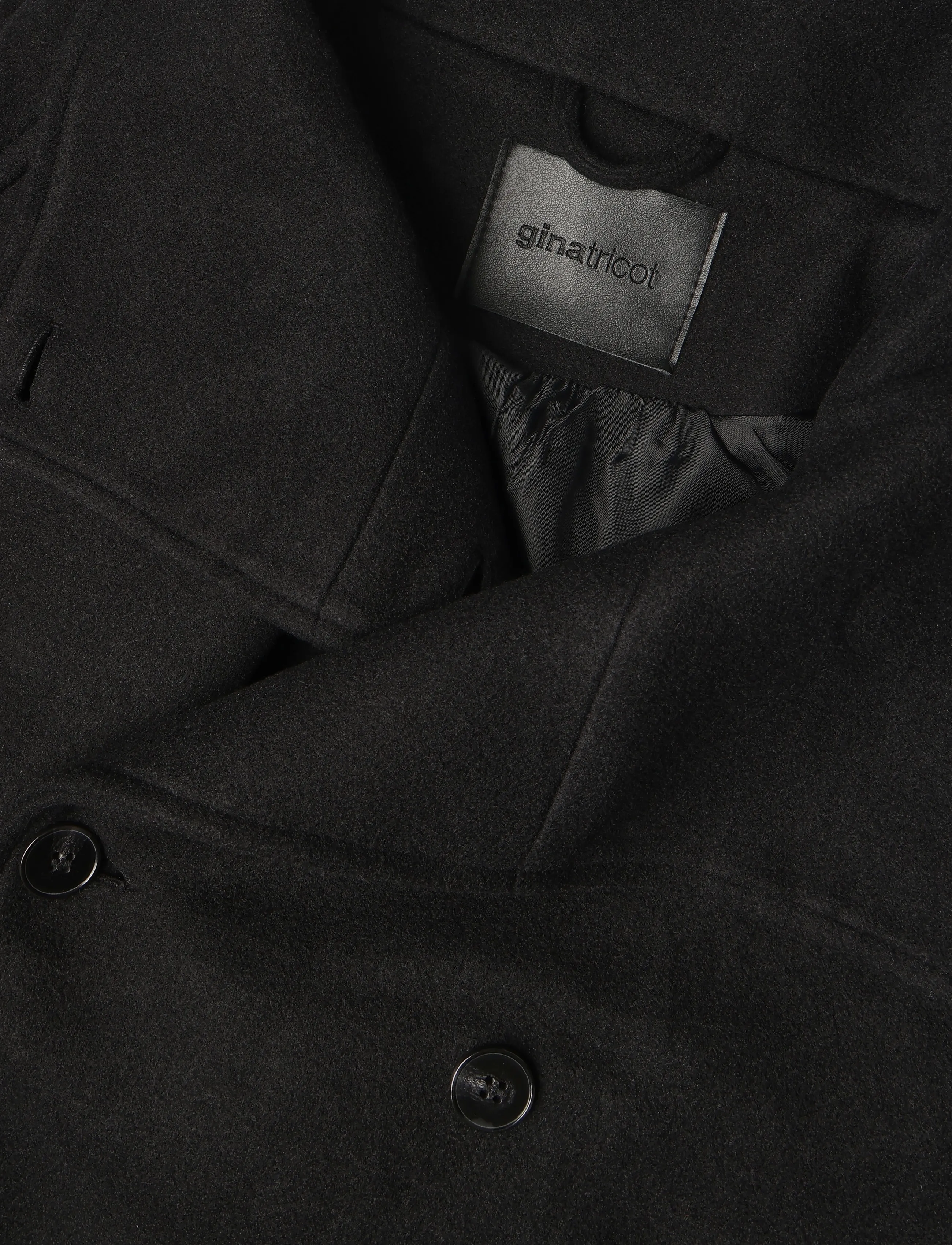 Gina Tricot - Wool blend short jacket - wool jackets - black (9000) - 2