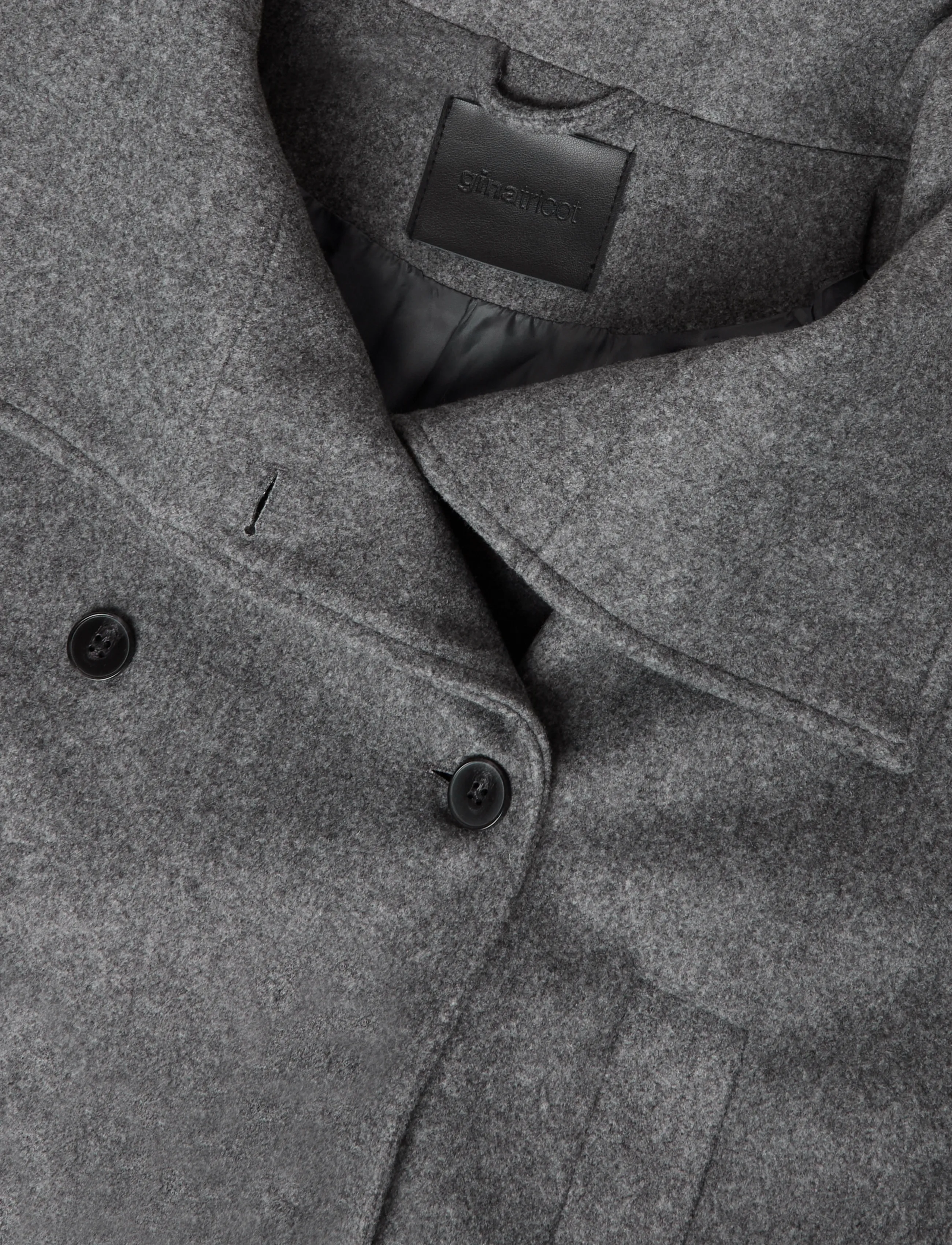 Gina Tricot - Wool blend short jacket - uldjakker - grey - 2