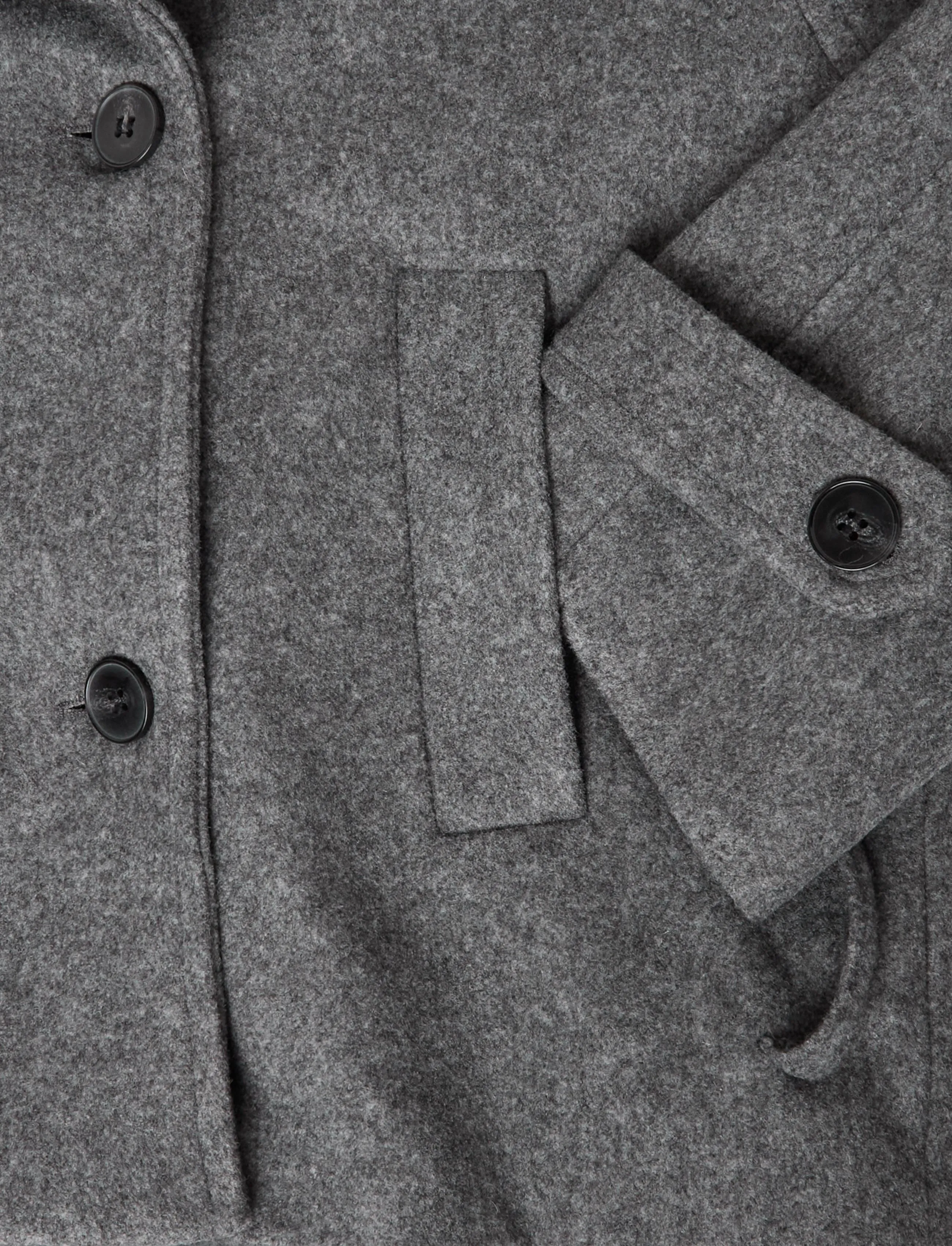 Gina Tricot - Wool blend short jacket - uldjakker - grey - 3