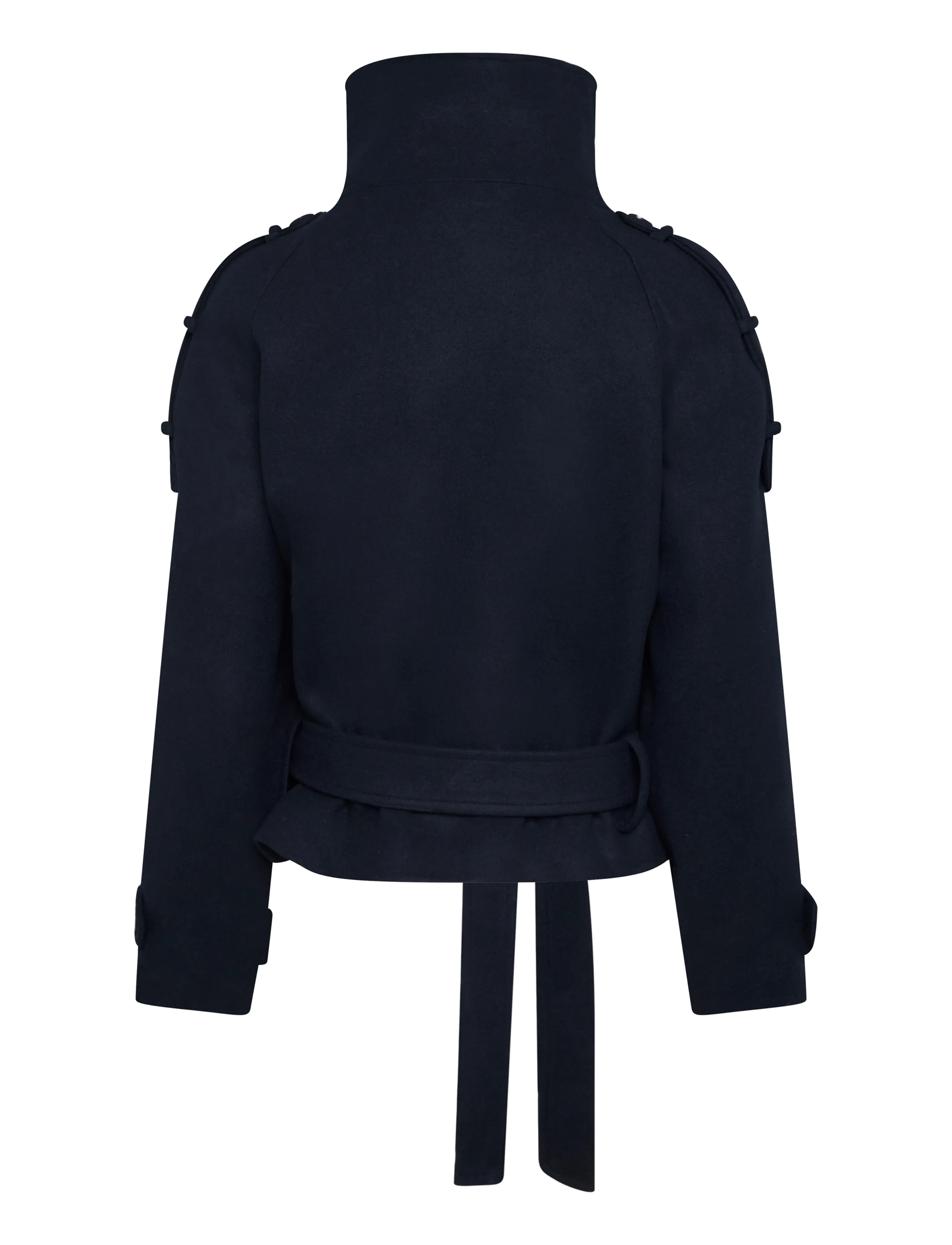 Gina Tricot - Wool blend short jacket - ulljackor - navy - 1
