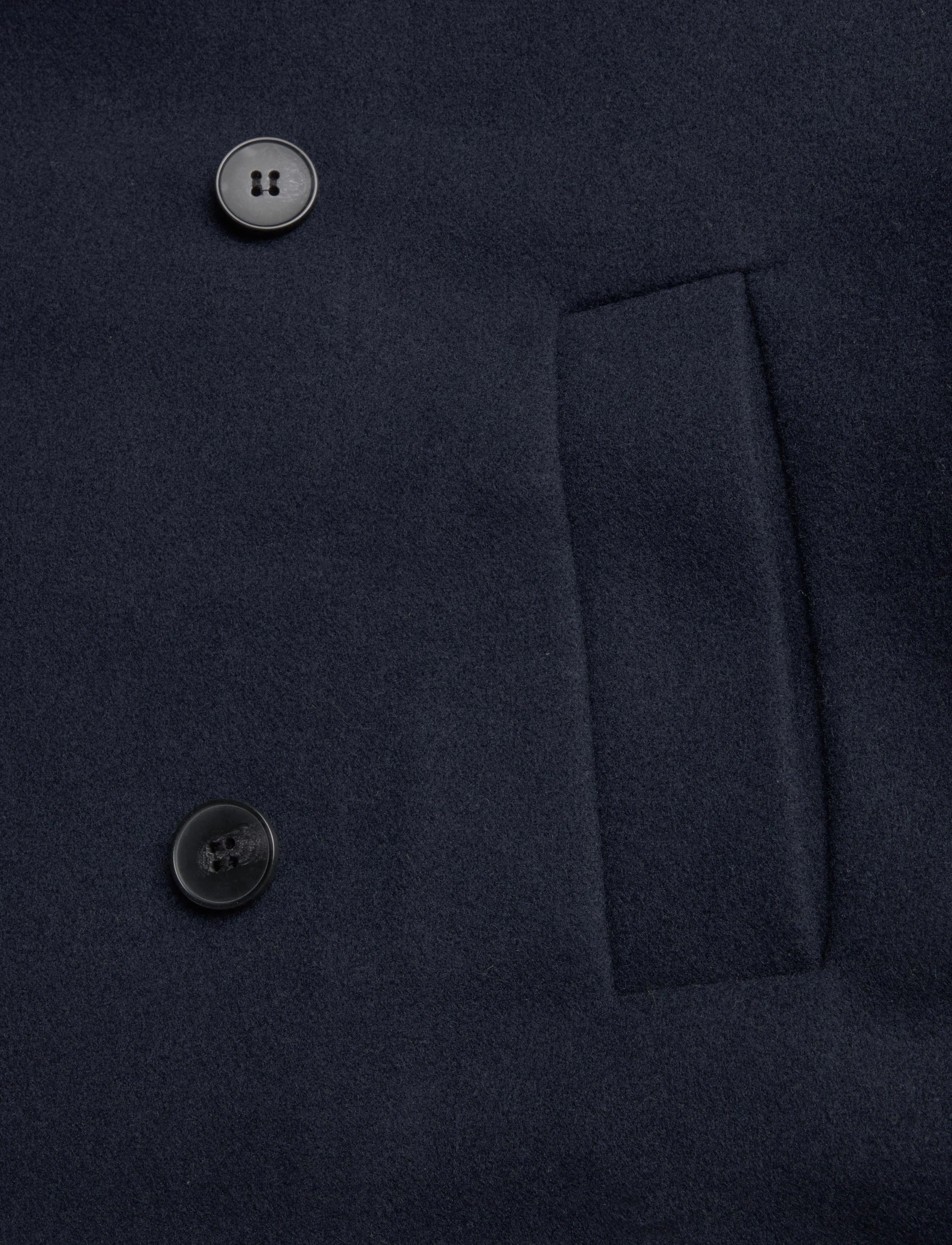 Gina Tricot - Wool blend short jacket - ulljackor - navy - 3