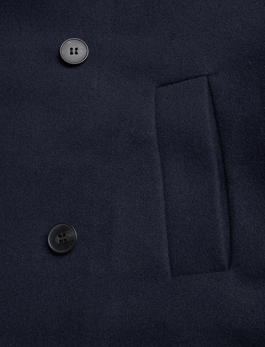 Gina Tricot - Wool blend short jacket - ulljackor - navy - 3