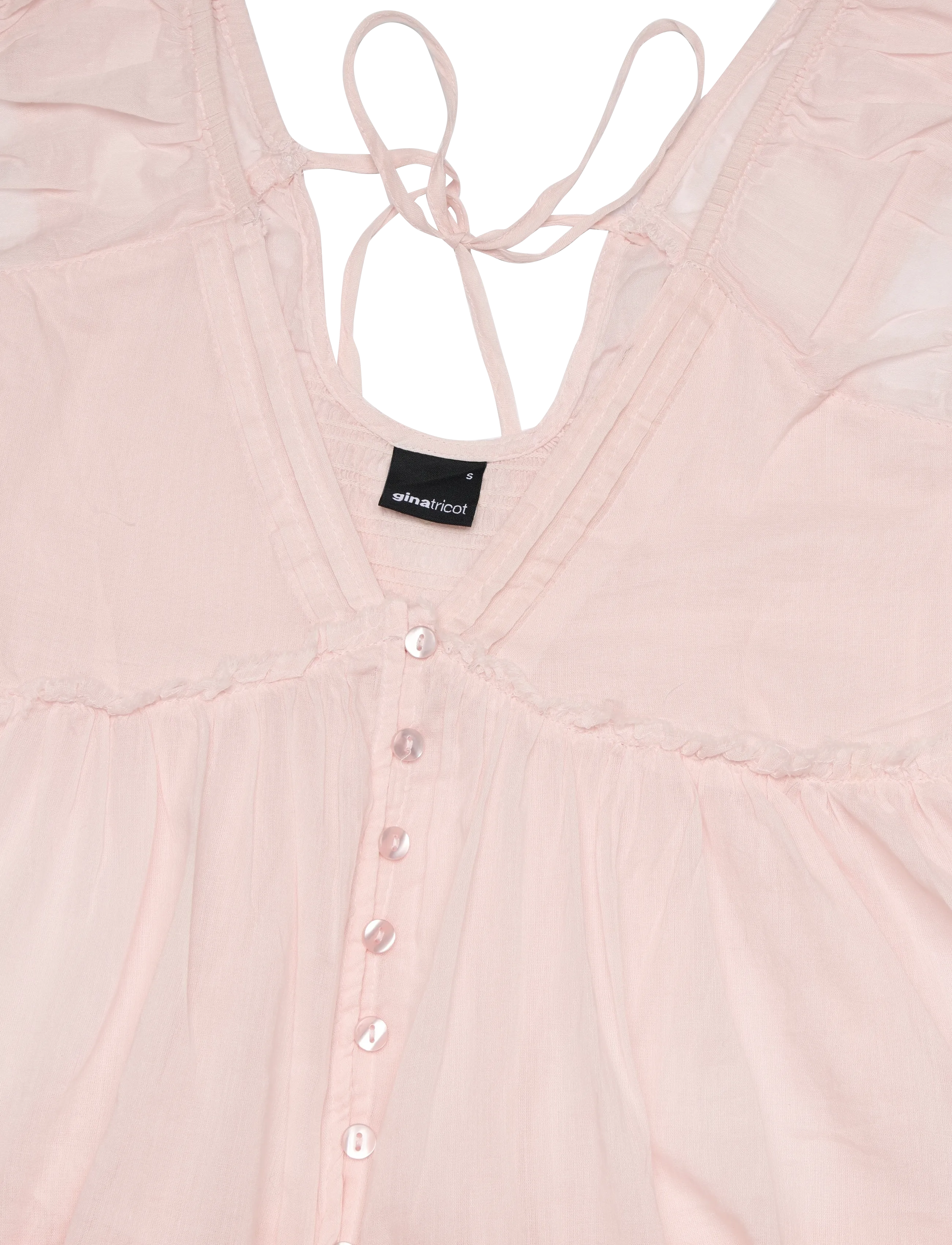 Gina Tricot - Peplum top - lt pink - 2