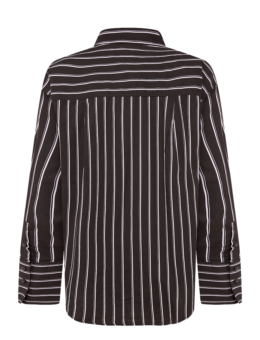 Gina Tricot - Oversized shirt - langærmede skjorter - pink/burgundy - 1
