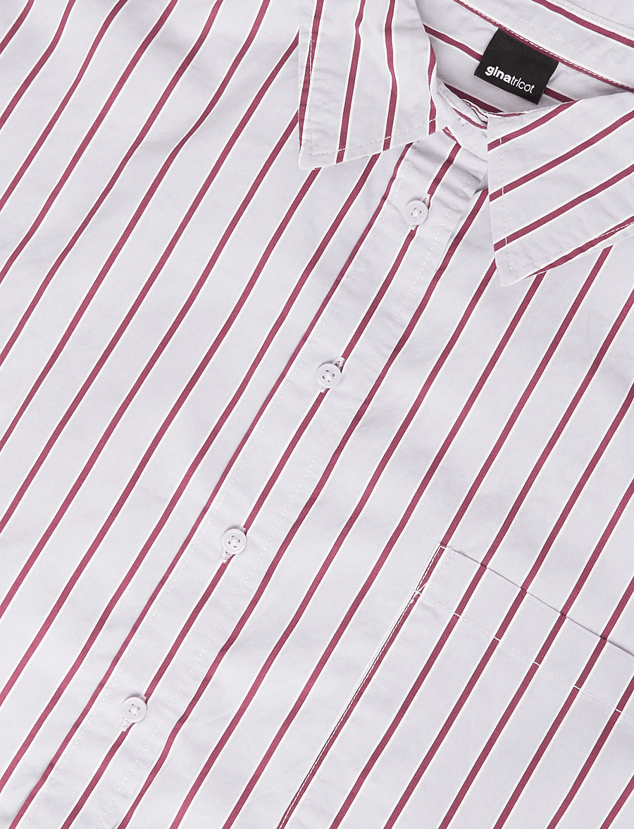 Gina Tricot - Oversized shirt - langærmede skjorter - purple/stripe - 2
