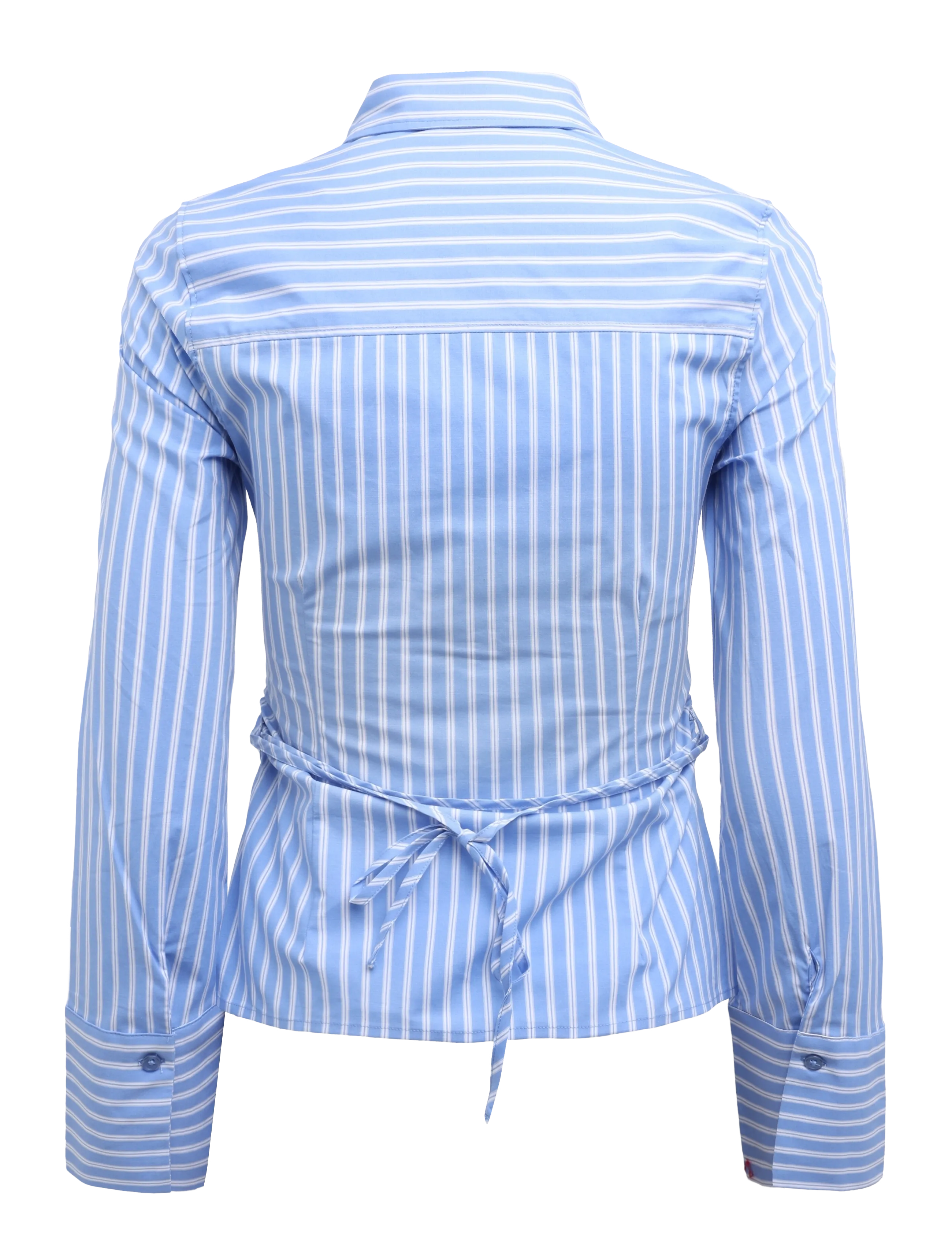 Gina Tricot - Shaped shirt - langärmlige hemden - blue stripe - 1