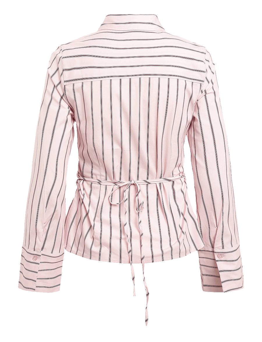 Gina Tricot - Shaped shirt - langärmlige hemden - pink/stripe (3122) - 1