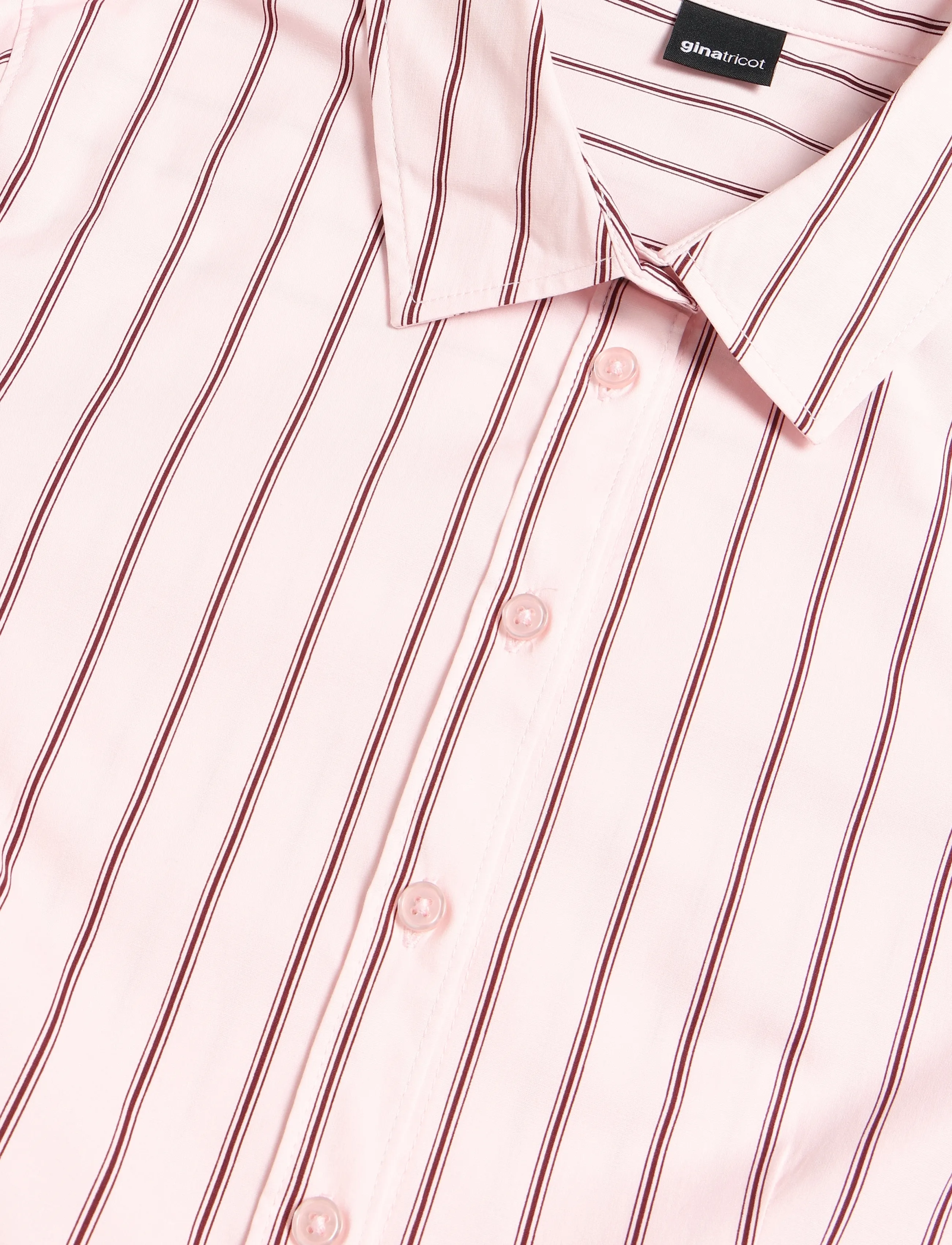 Gina Tricot - Shaped shirt - langärmlige hemden - pink/stripe (3122) - 2