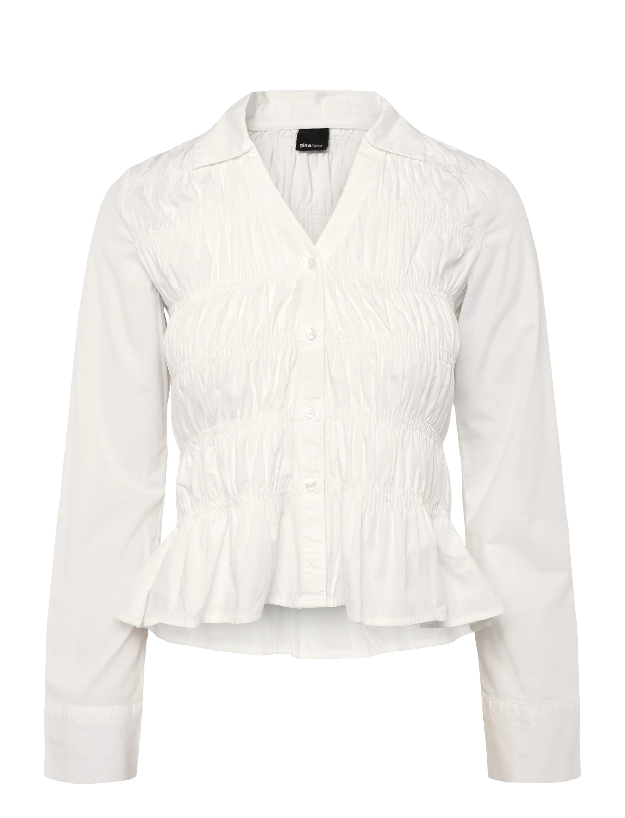 Gina Tricot Smock shirt - Noor - WHITE (1000) / white