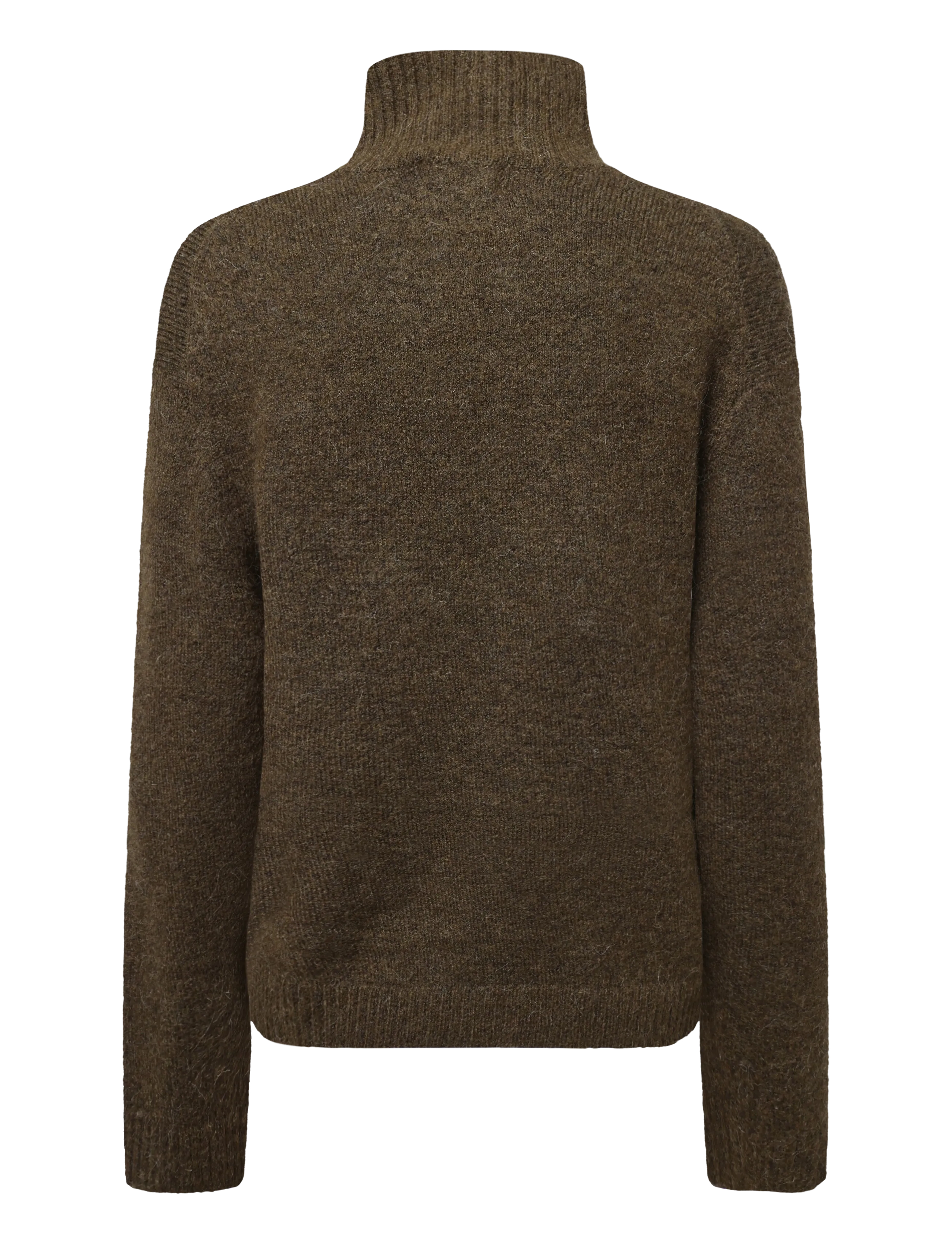 Gina Tricot - Knitted turtleneck sweater - stickade tröjor - dark green (6049) - 1