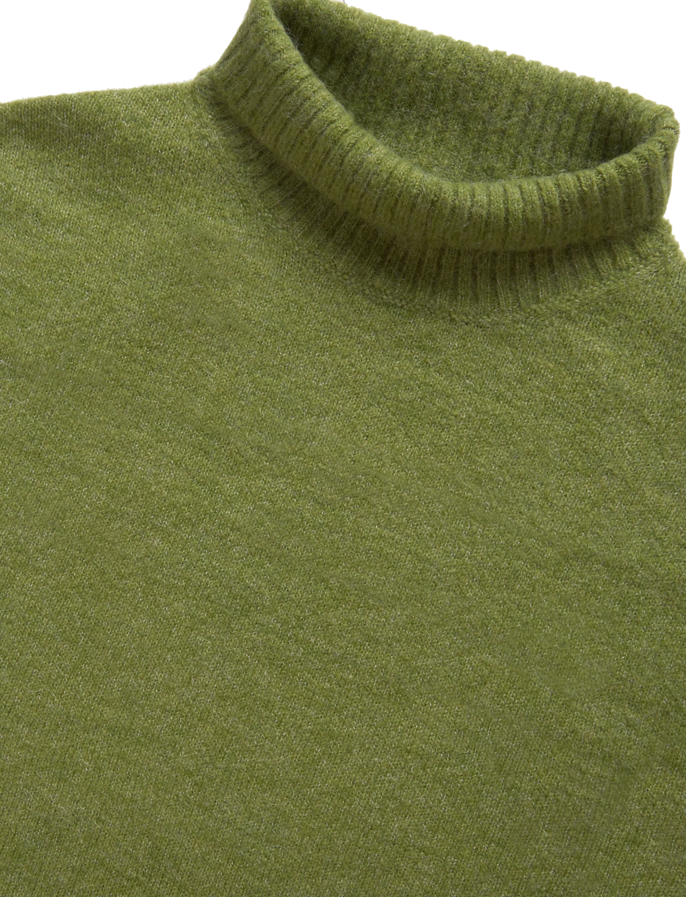 Gina Tricot - Knitted turtleneck sweater - spinach green - 2