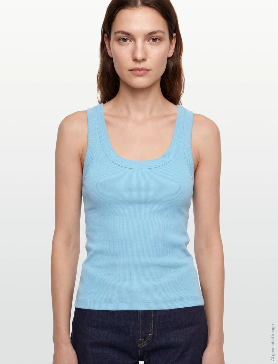 Gina Tricot - Racerback tank - Ärmellose tops - sky blue - 3