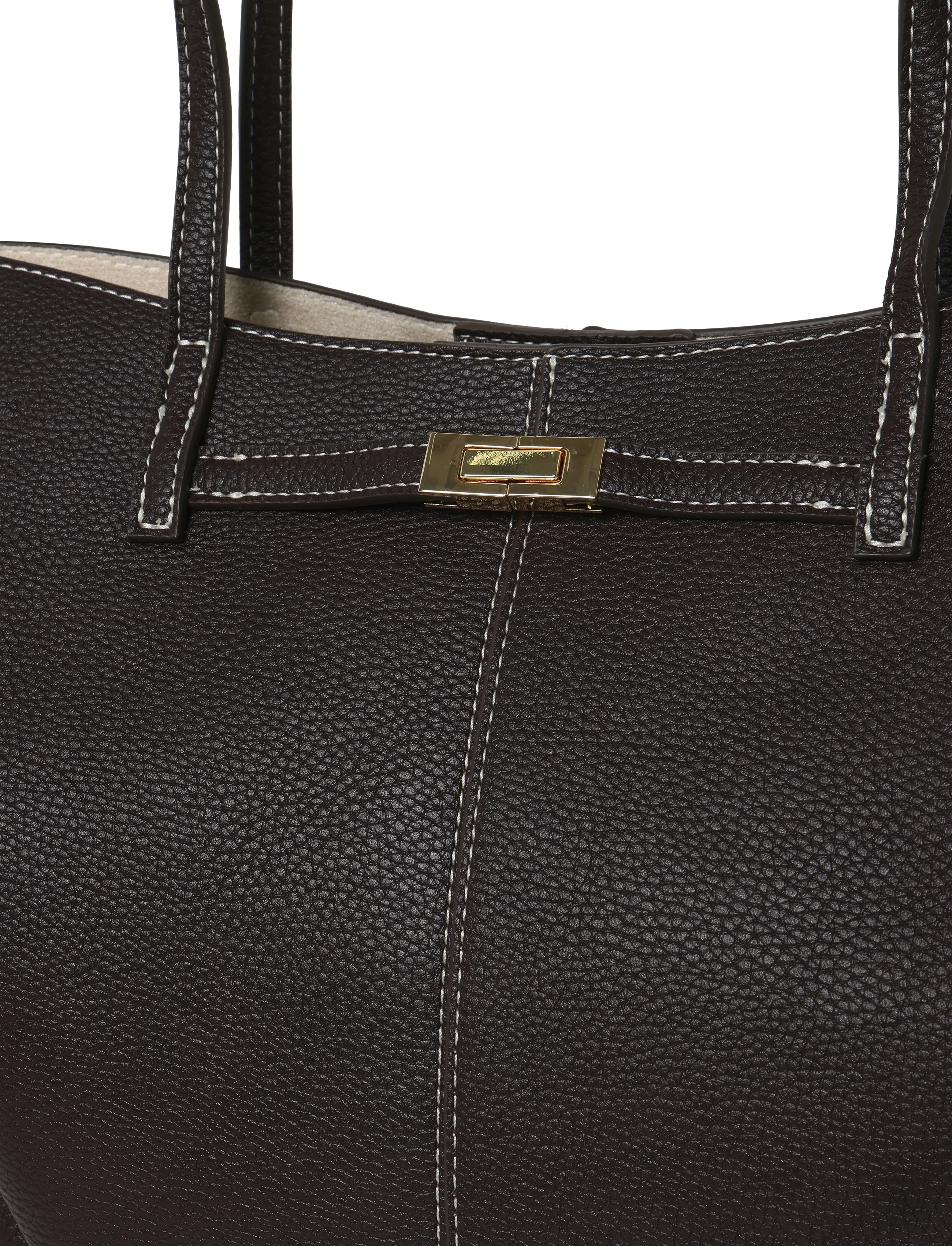 Gina Tricot - Detail midi bag - særlige begivenheder - dark brown (7180) - 2