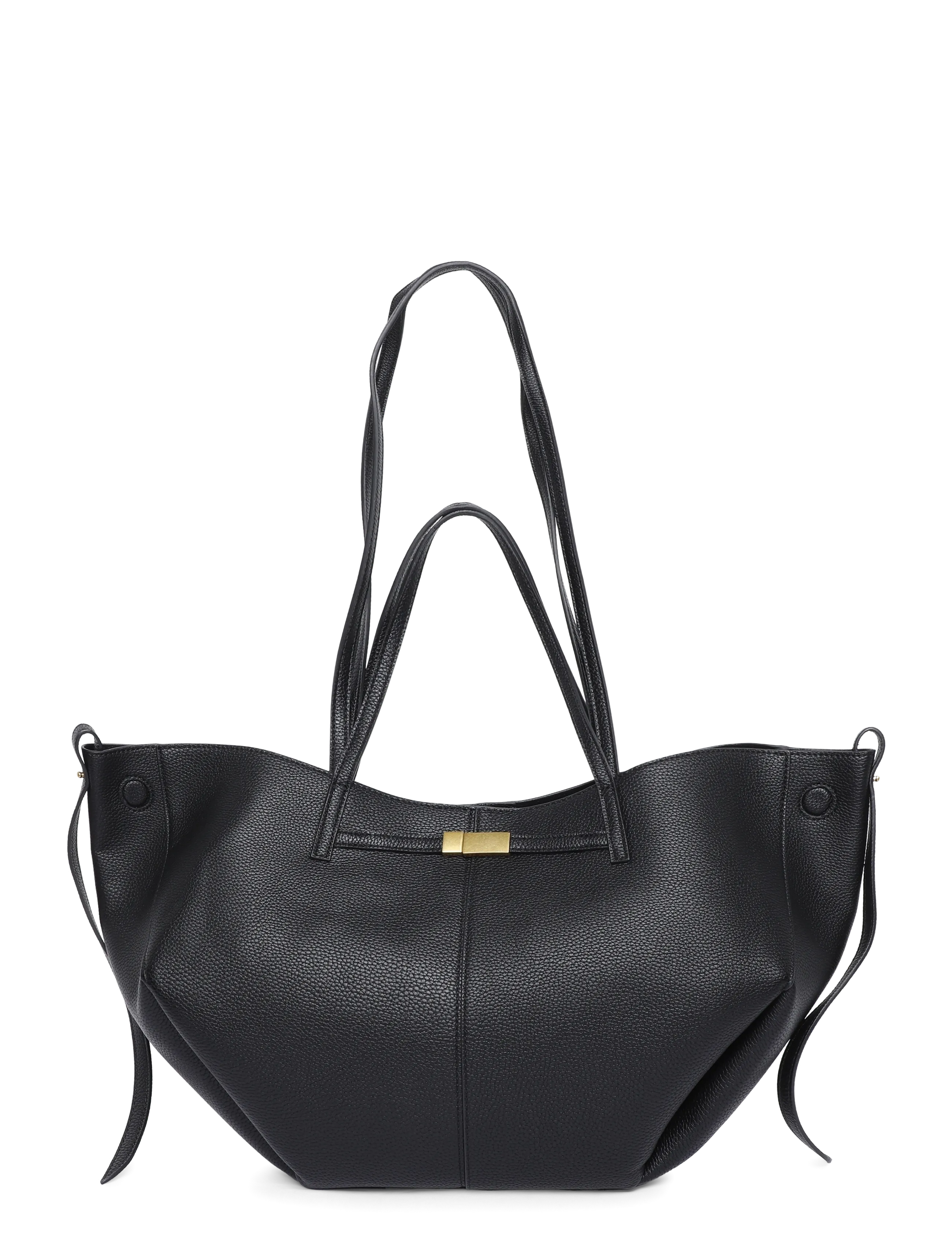 Gina Tricot Detail strap tote bag - Kotid - BLACK/BLACK / black