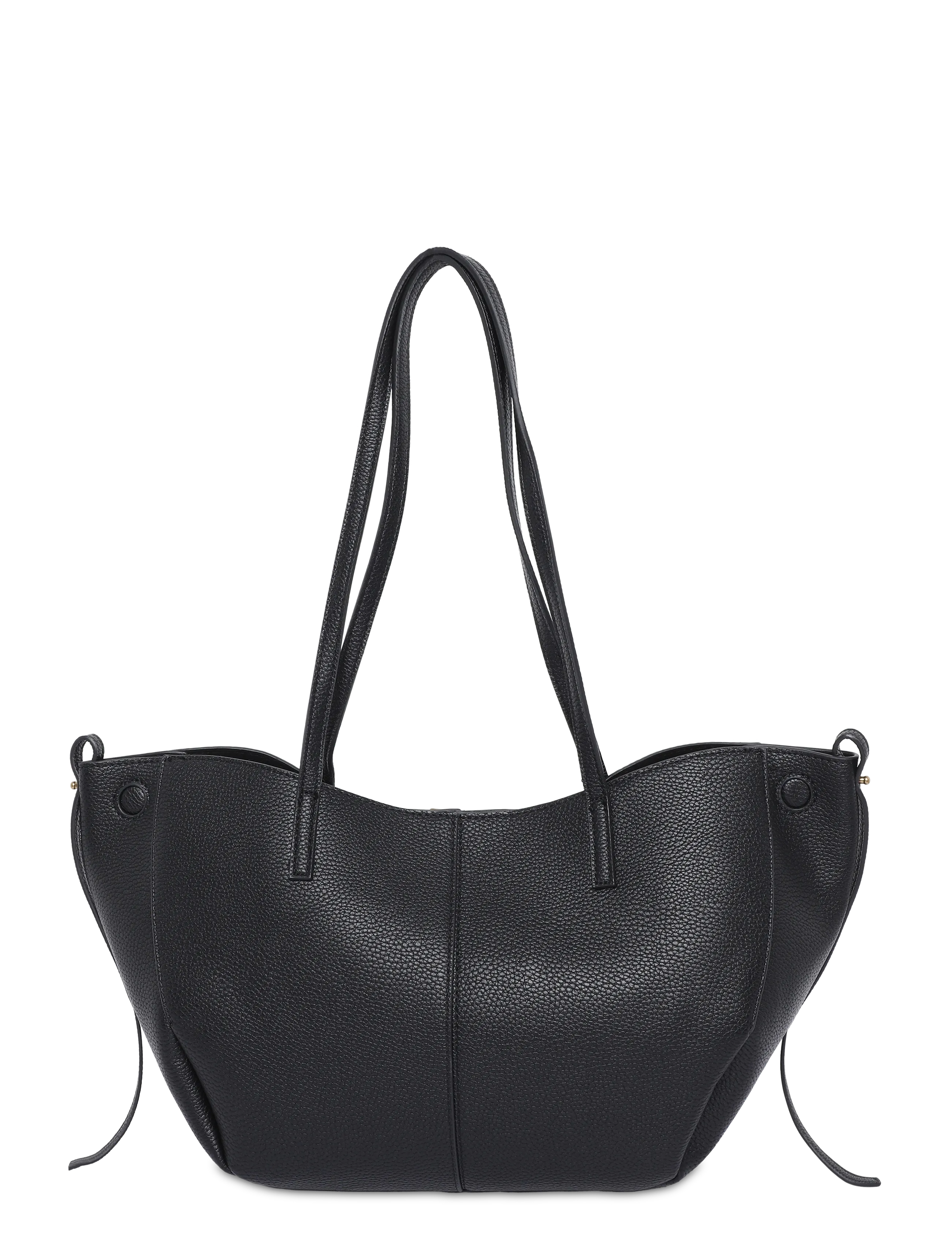 Gina Tricot - Detail strap tote bag - ostukotid - black/black - 1