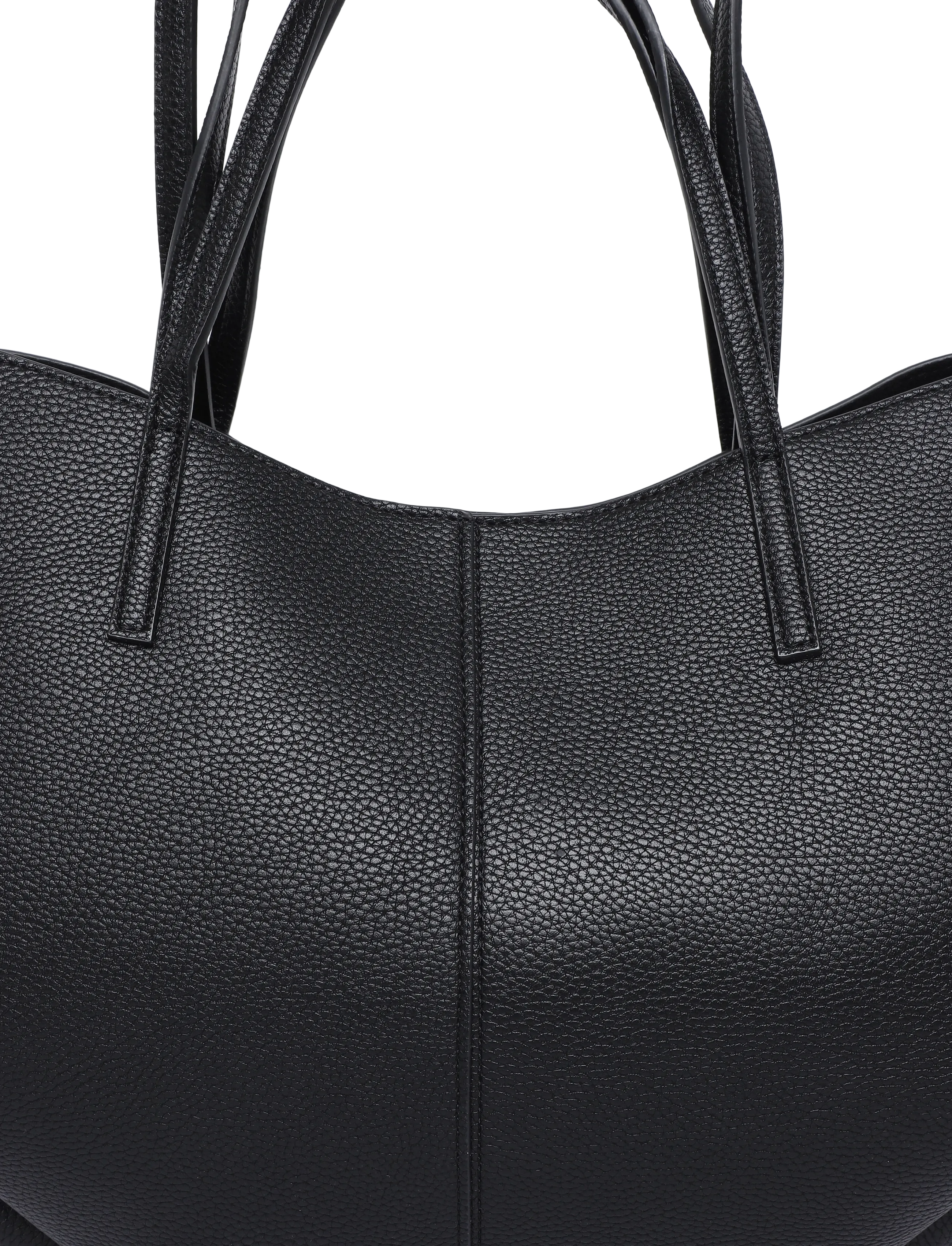 Gina Tricot - Detail strap tote bag - ostukotid - black/black - 2
