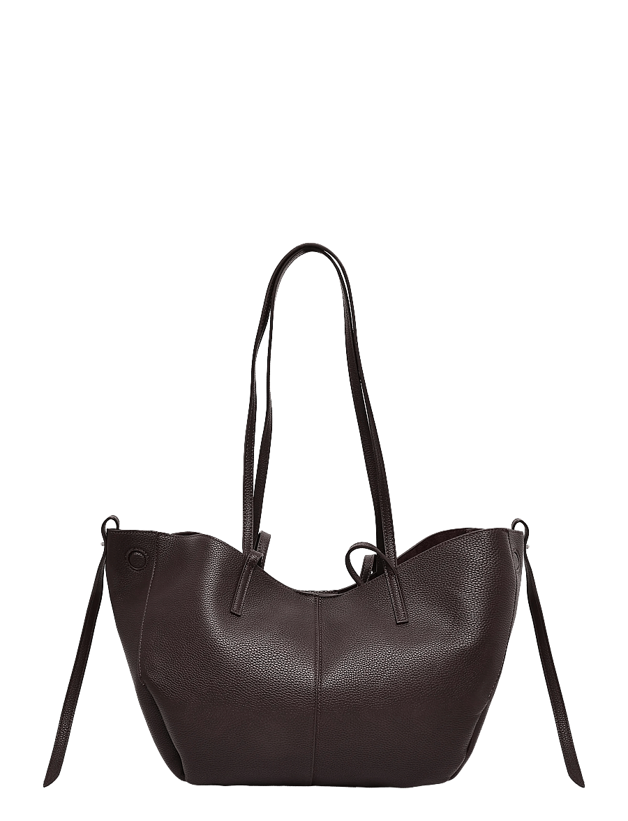 Gina Tricot - Detail strap tote bag - shoppere - burgundy (4670) - 1