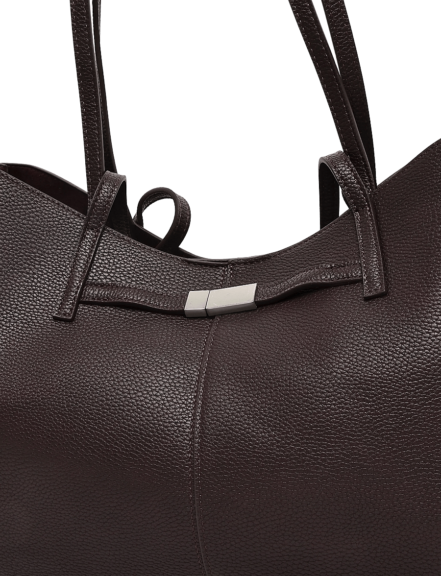 Gina Tricot - Detail strap tote bag - shoppere - burgundy (4670) - 2