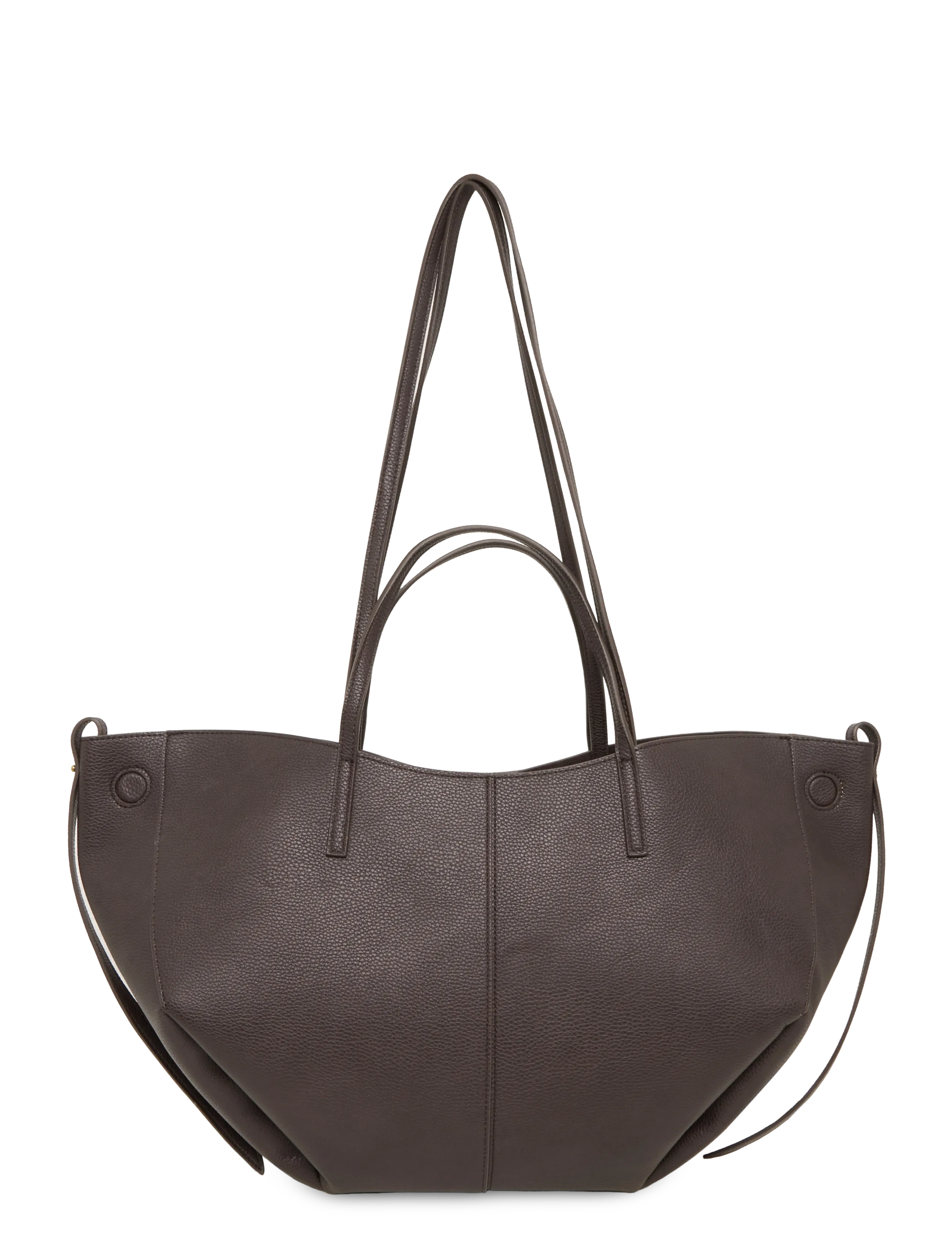 Gina Tricot - Detail strap tote bag - ostukotid - espresso brown - 1